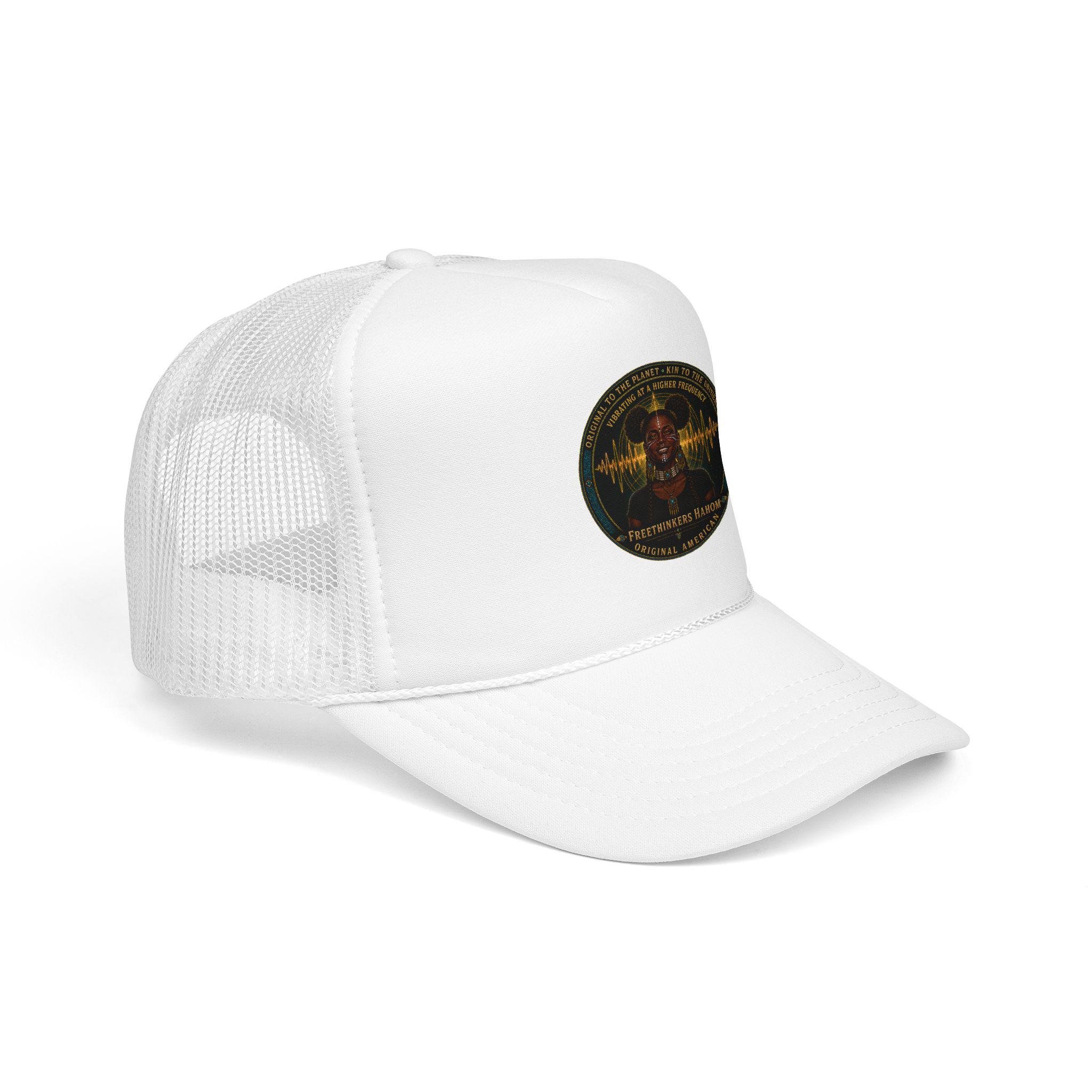 Original American Foam Trucker Hat | Cosmic Soundwave Emblem, view 14