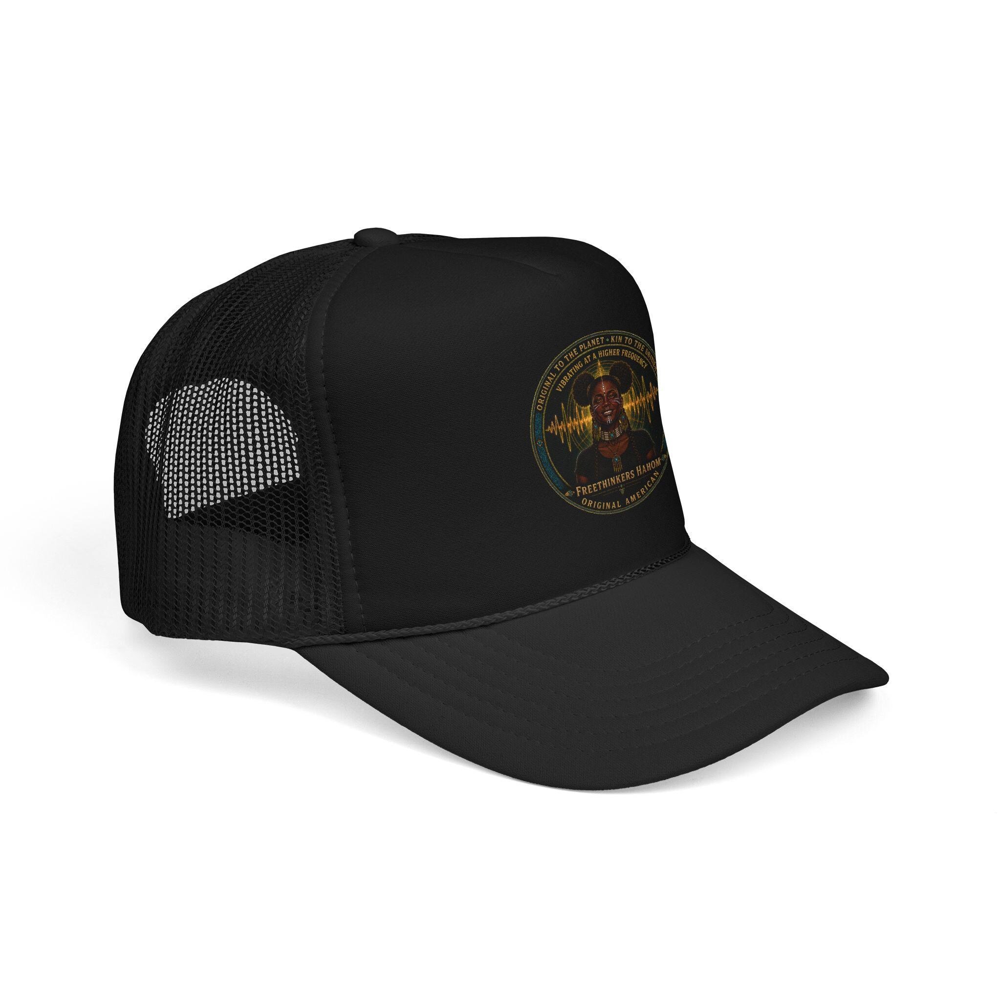 Original American Foam Trucker Hat | Cosmic Soundwave Emblem, view 2