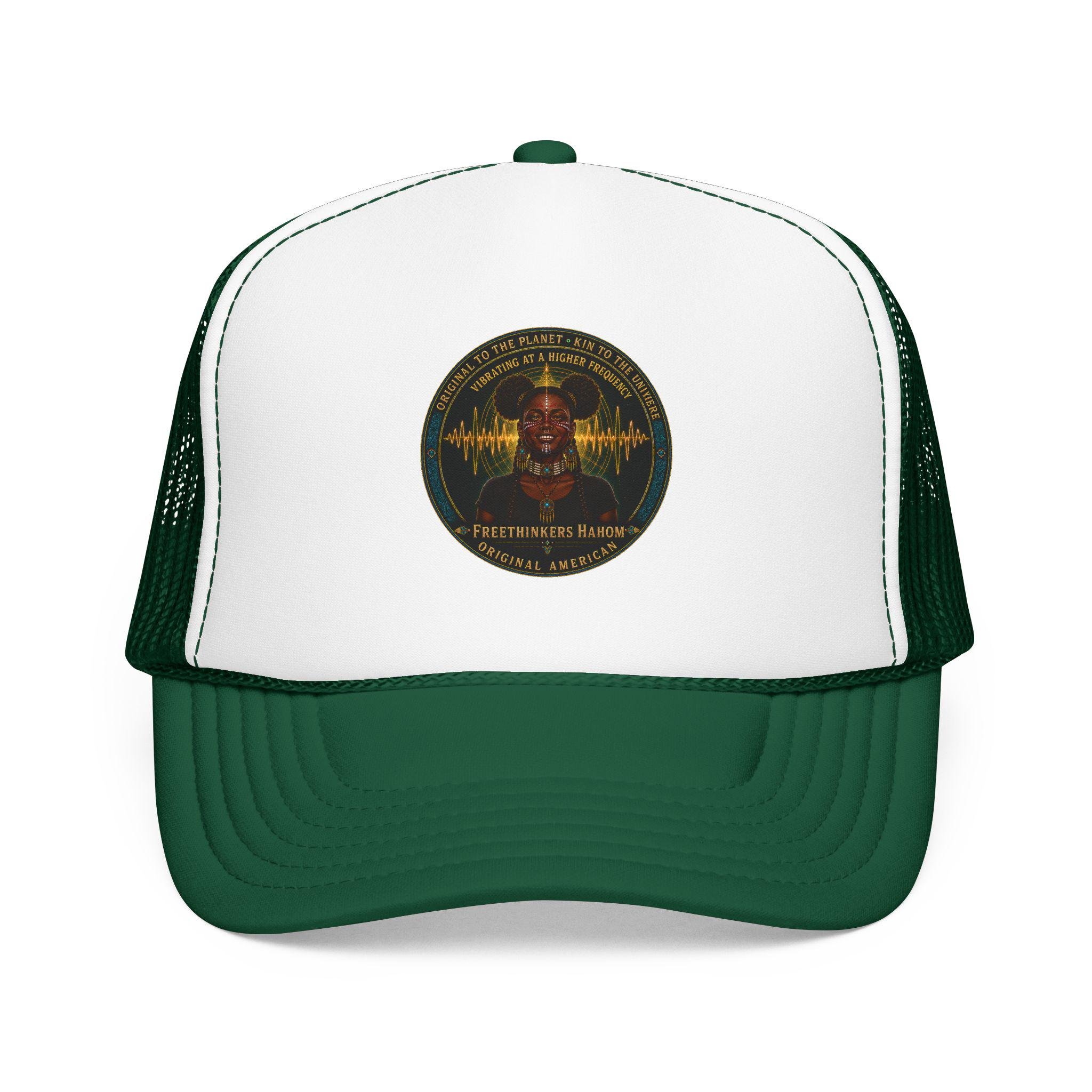 Original American Foam Trucker Hat | Cosmic Soundwave Emblem, view 9