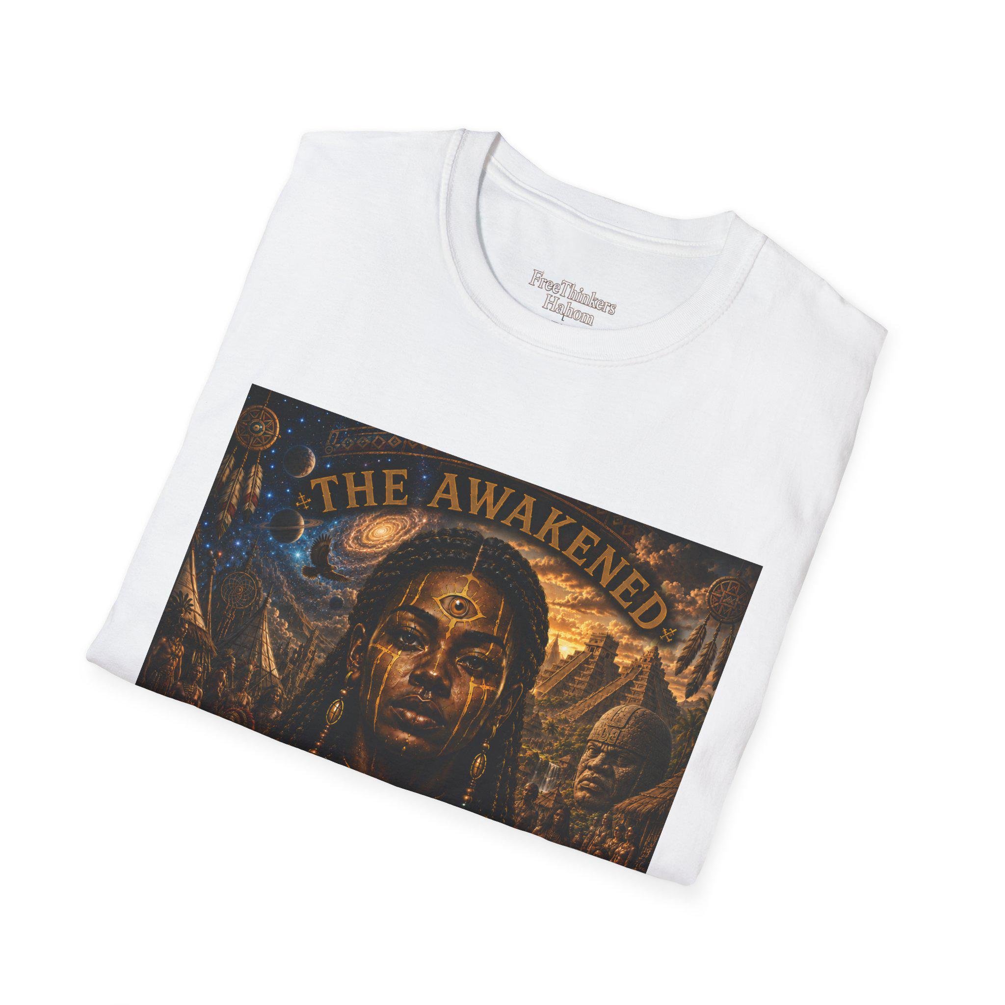 The Awakened portrait T-Shirt | Spiritual Goddess design, view 16