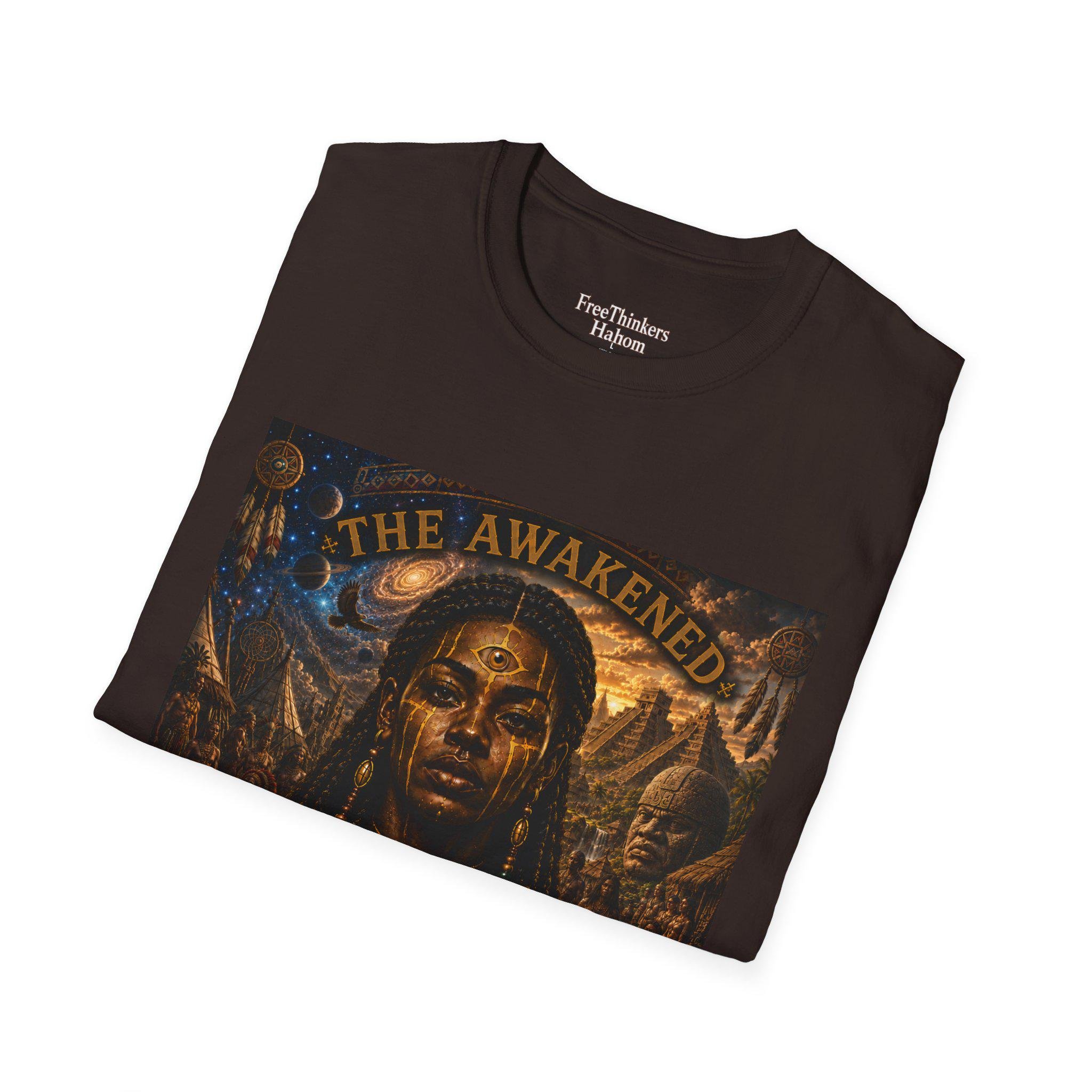 The Awakened portrait T-Shirt | Spiritual Goddess design, view 18