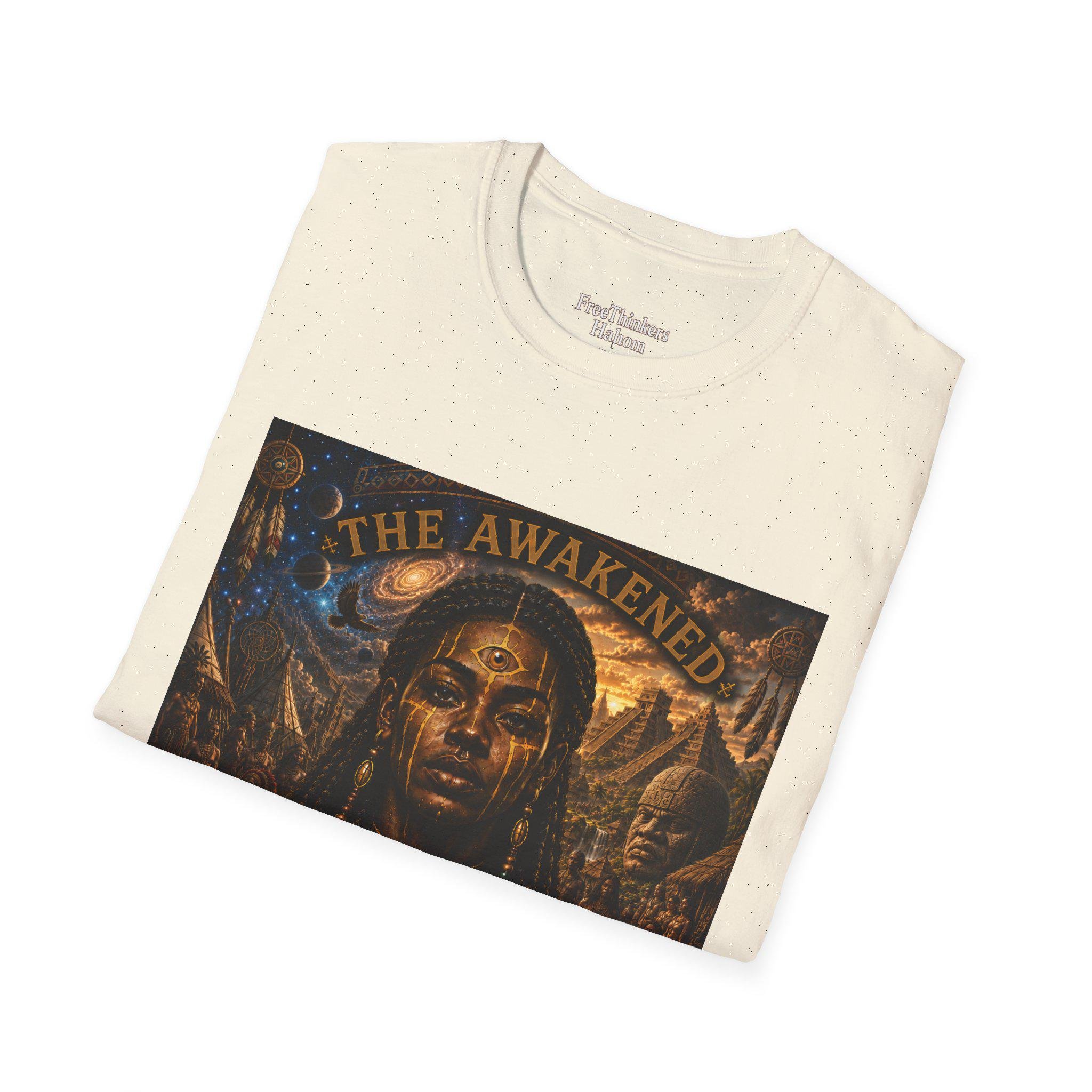 The Awakened portrait T-Shirt | Spiritual Goddess design, view 19