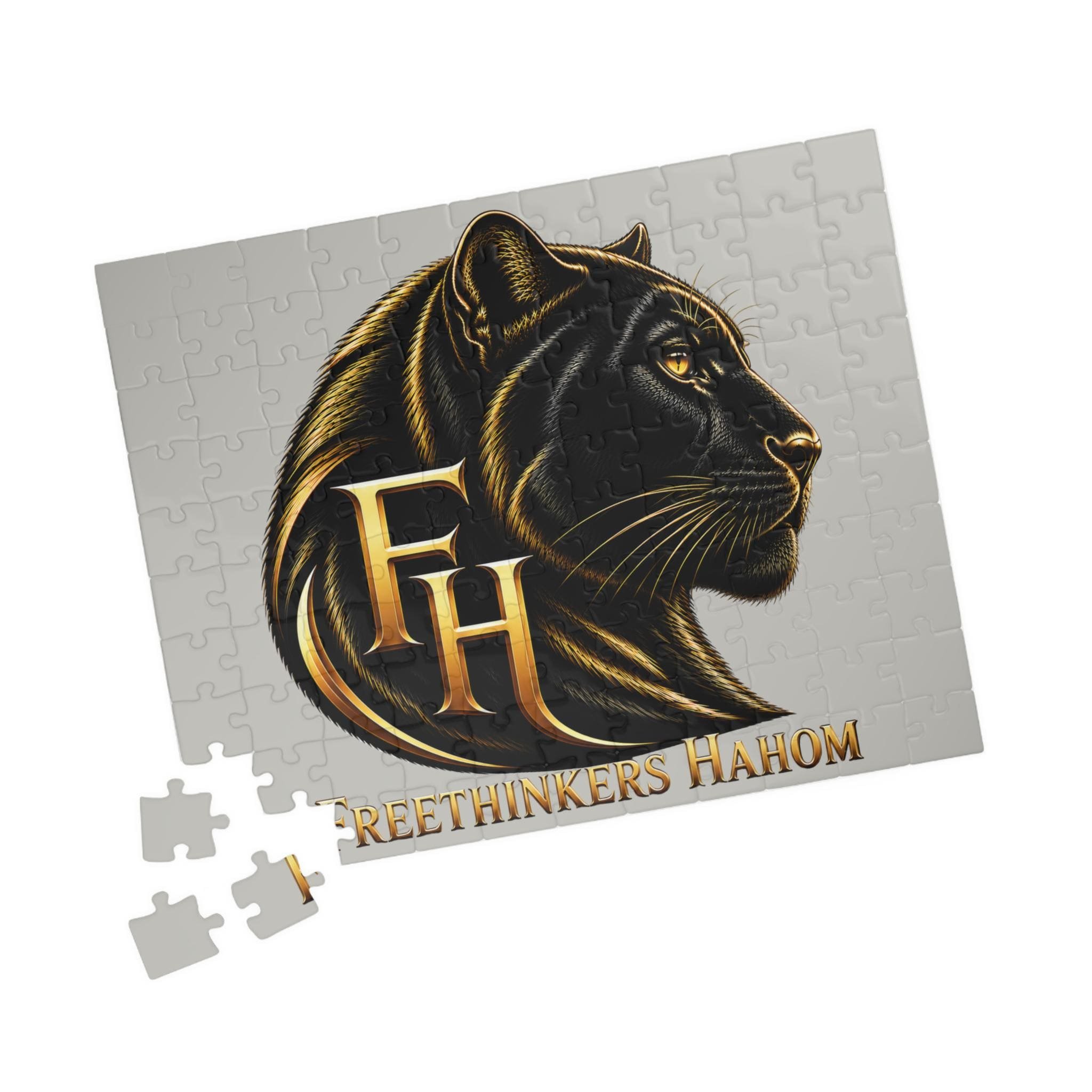 Gold Panther Logo Puzzle 110 Piece | Freethinkers Hahom, view 3