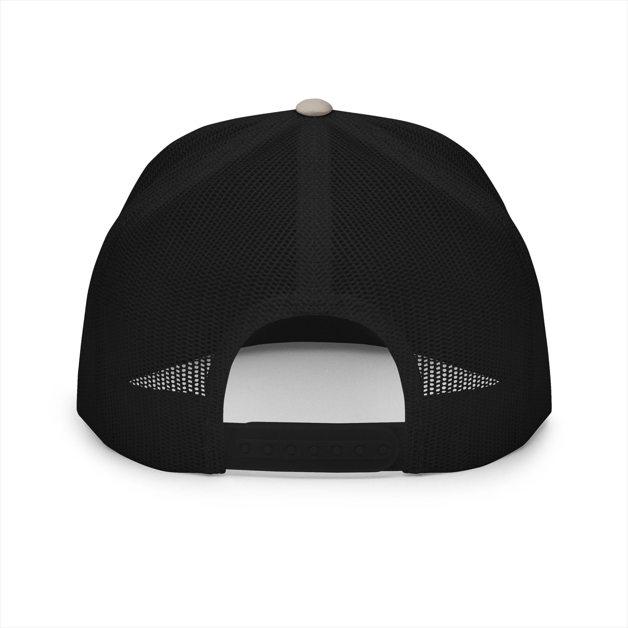 black panther Head Monogram FH Trucker Cap | Gold Foil Logo, view 18