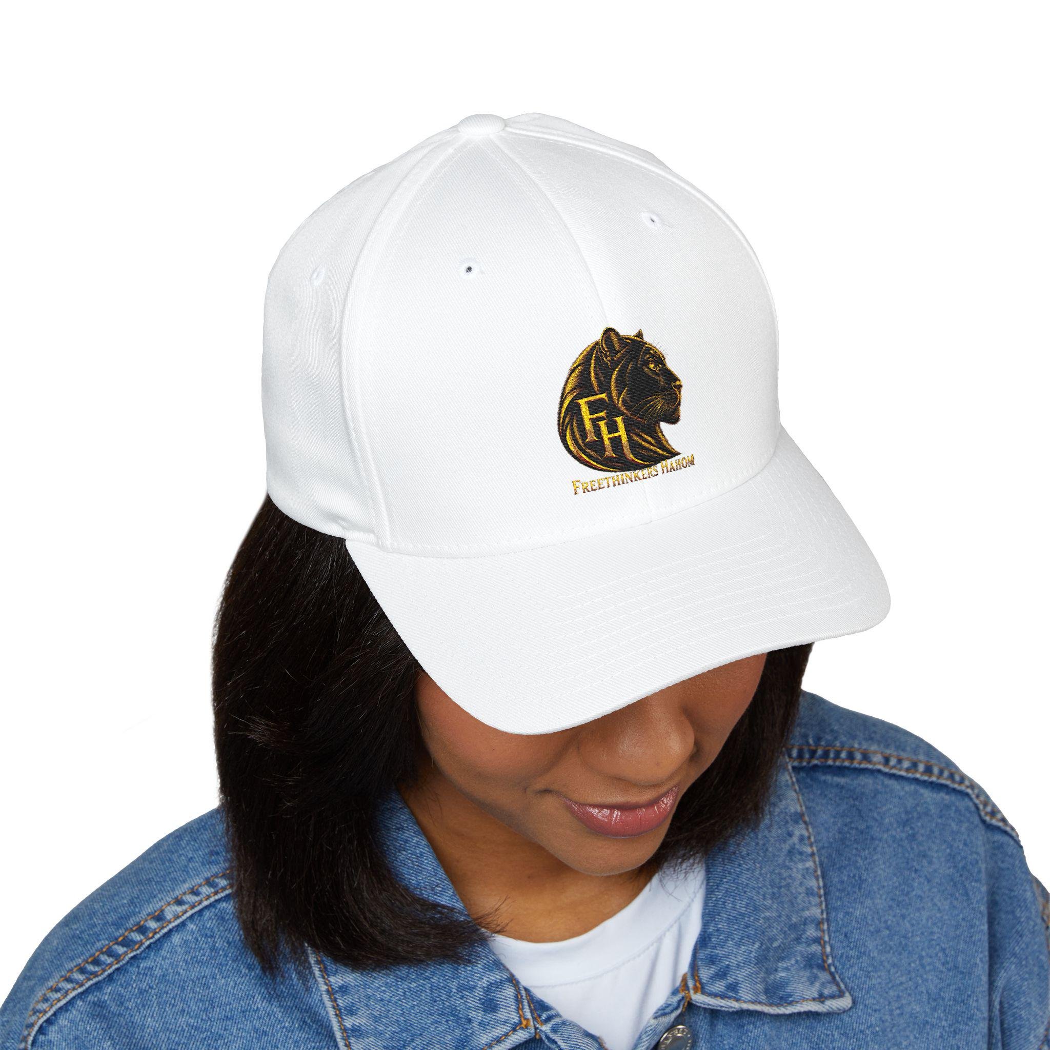 Black Panther Head Emblem Cap | Embroidered Structured Hat