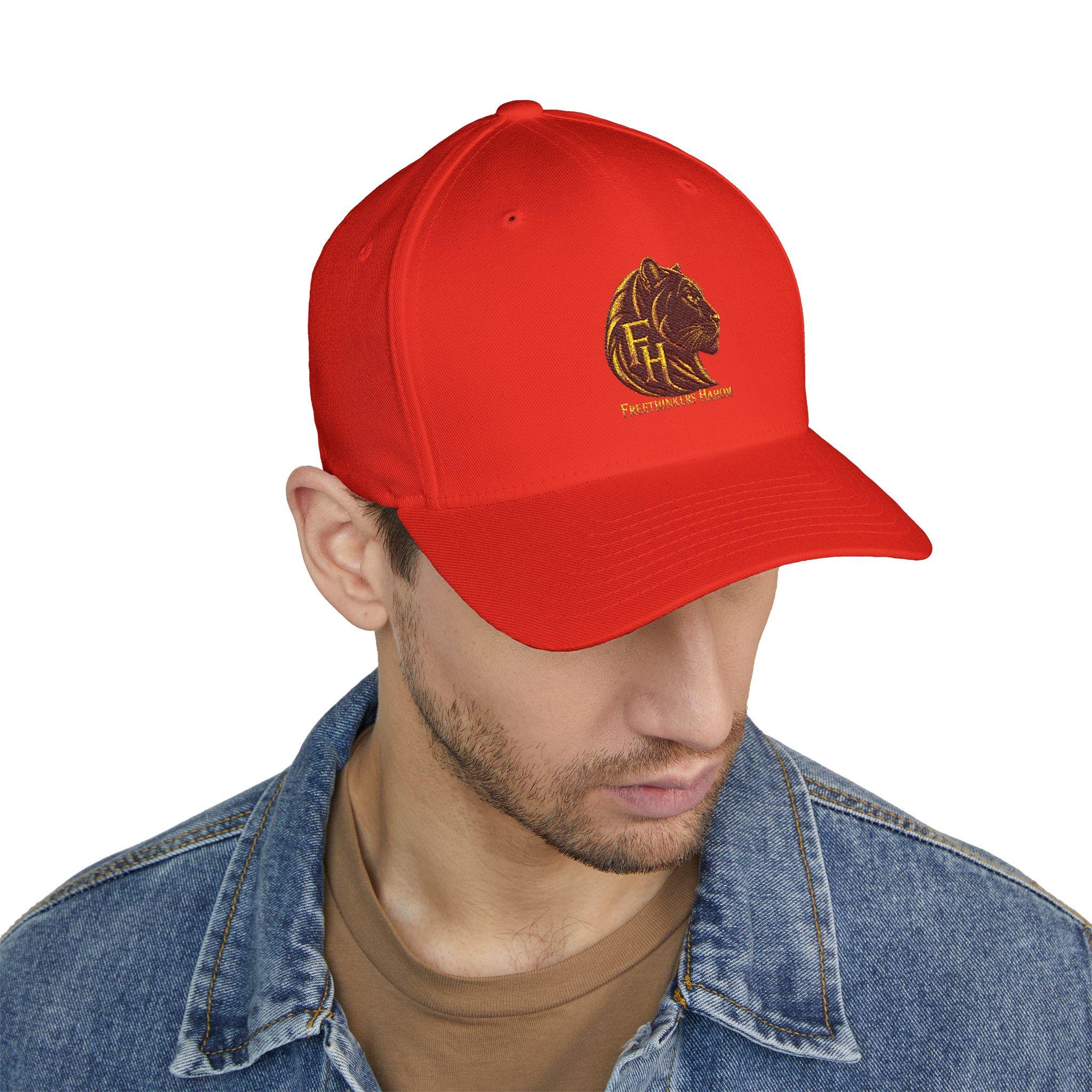 Black Panther Head Emblem Cap | Embroidered Structured Hat, view 12