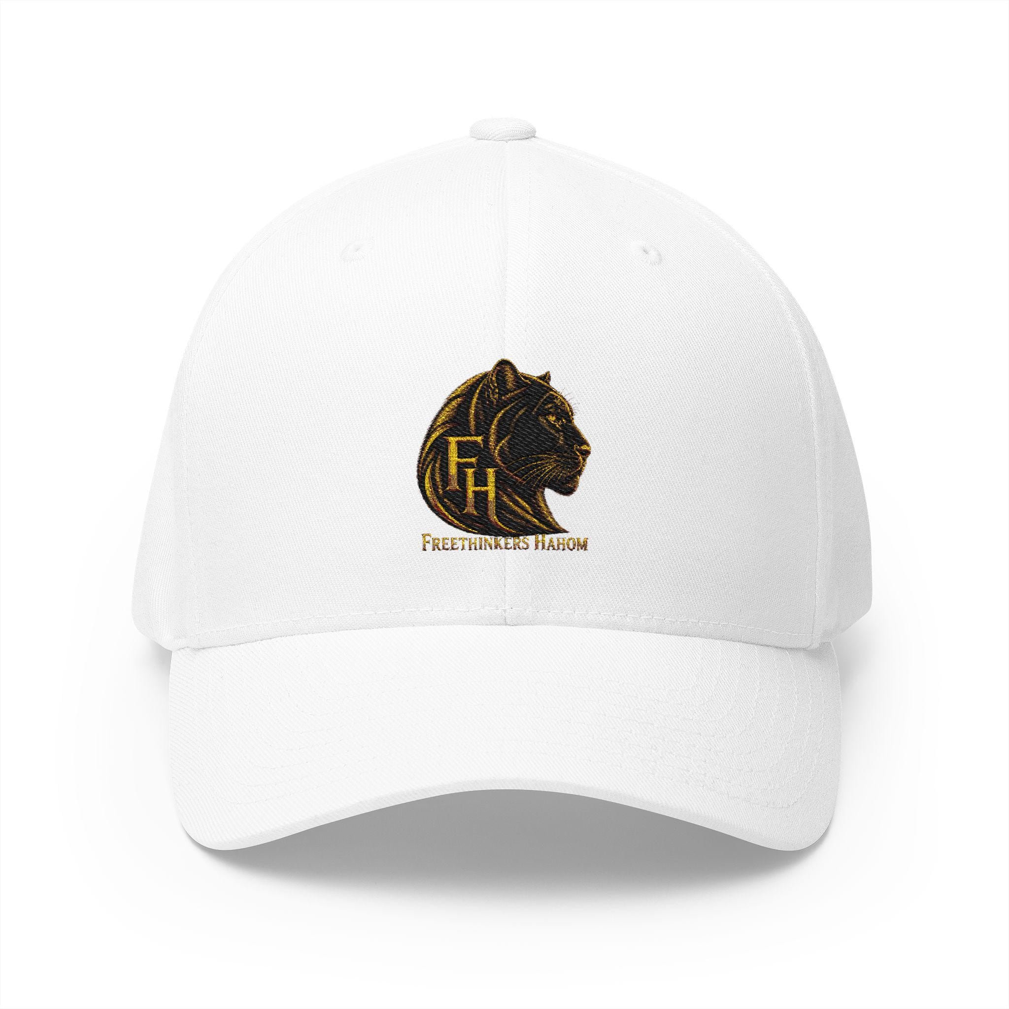 Black Panther Head Emblem Cap | Embroidered Structured Hat, view 2