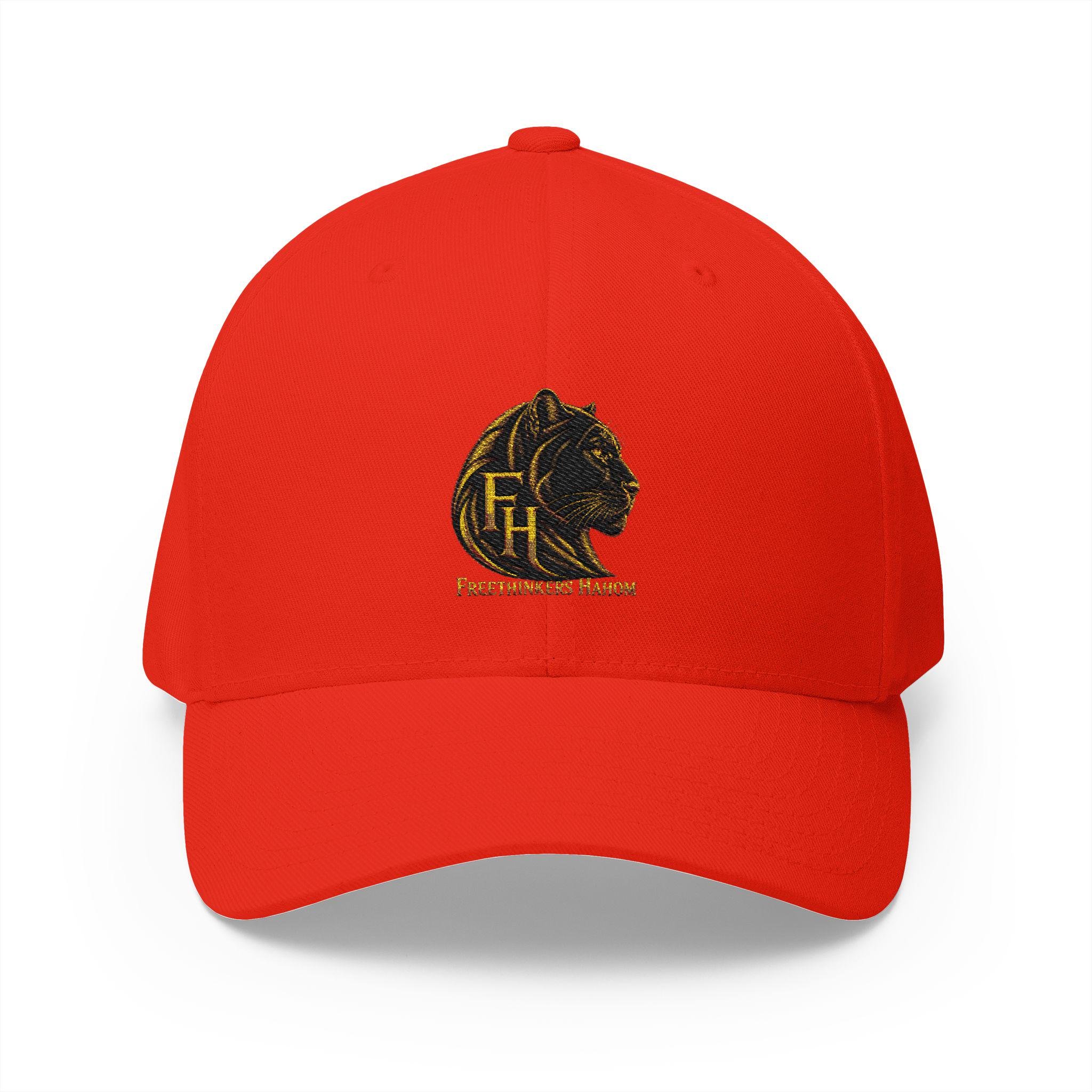 Black Panther Head Emblem Cap | Embroidered Structured Hat, view 5