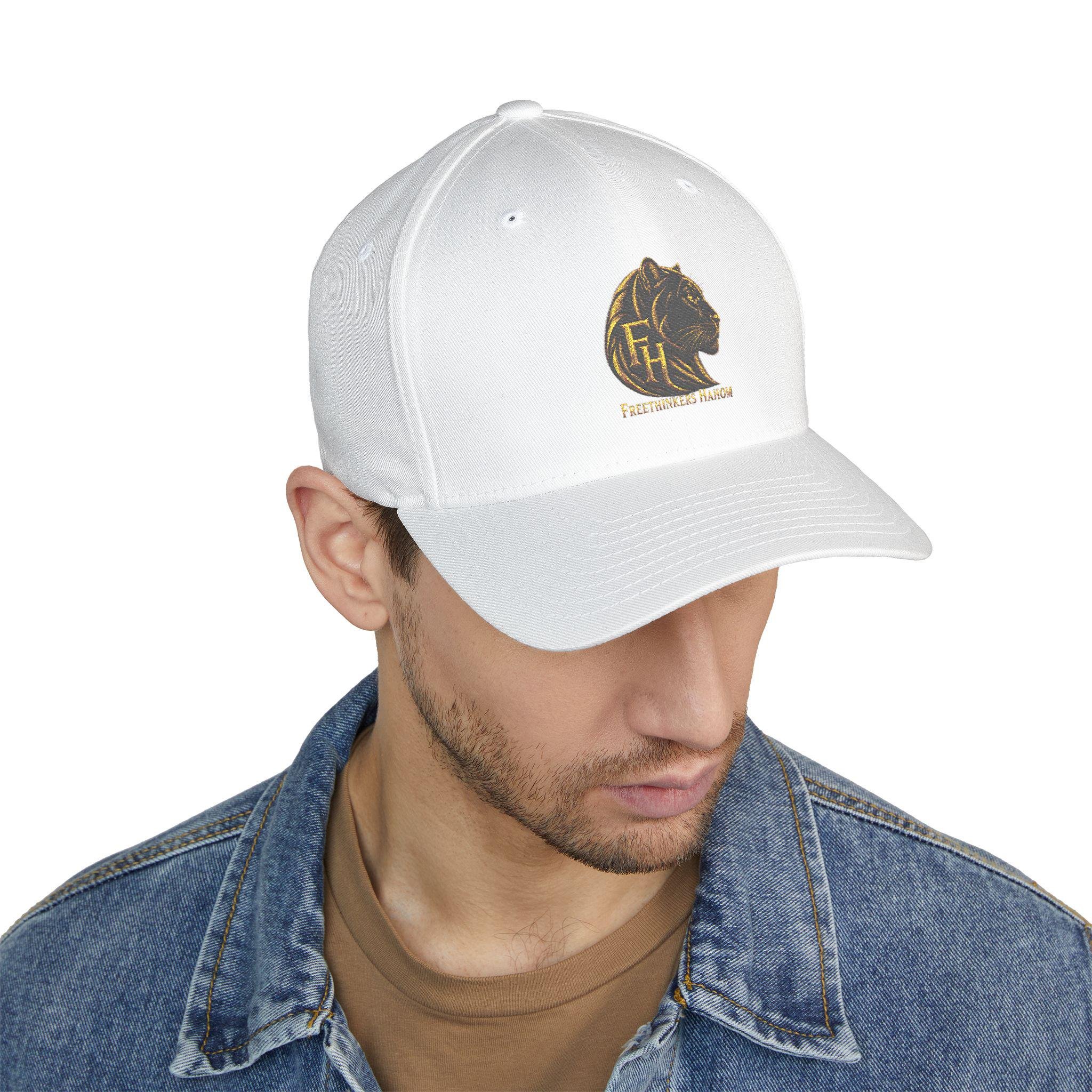 Black Panther Head Emblem Cap | Embroidered Structured Hat, view 9