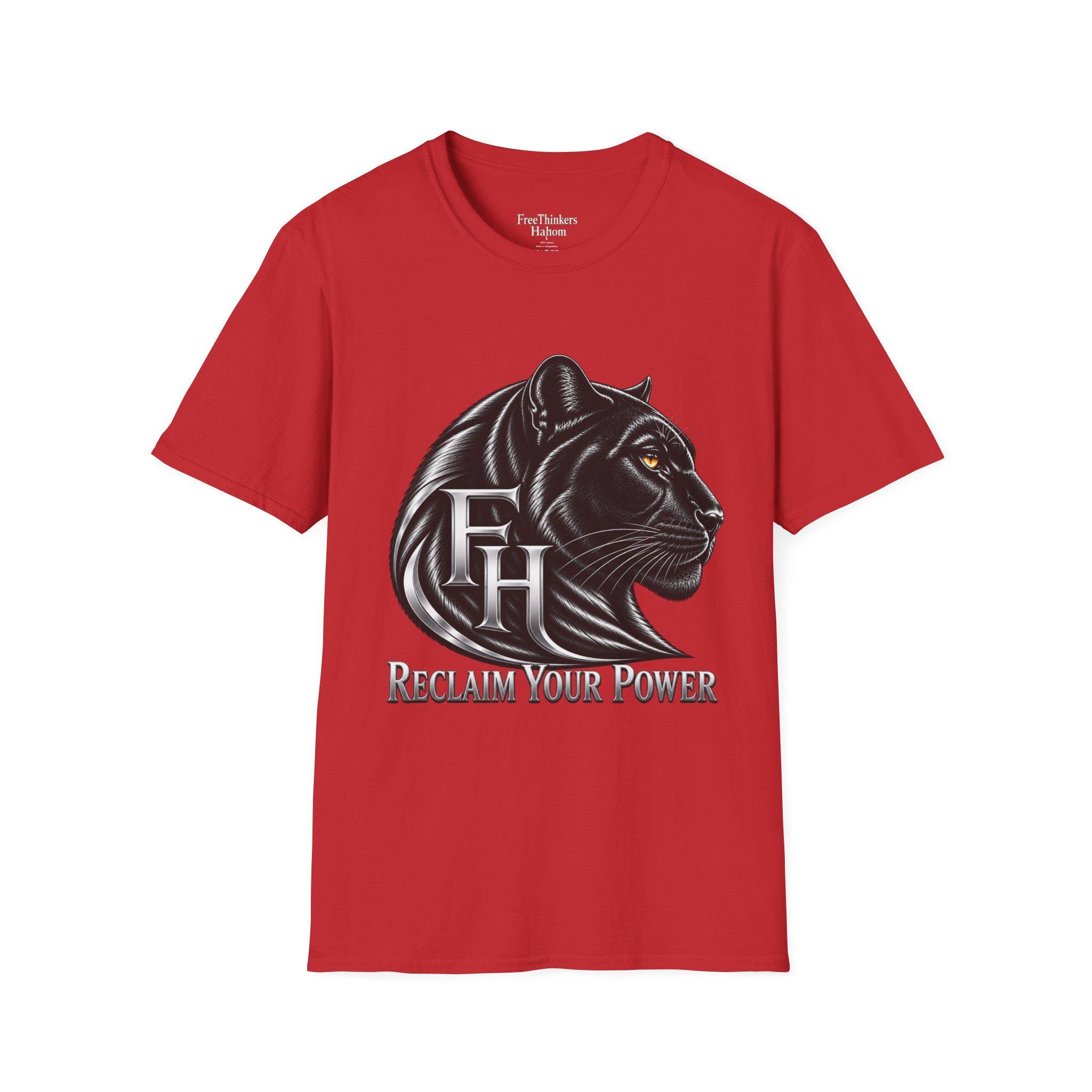 Black Panther Head T-Shirt | Reclaim Your Power, Panther Graphic