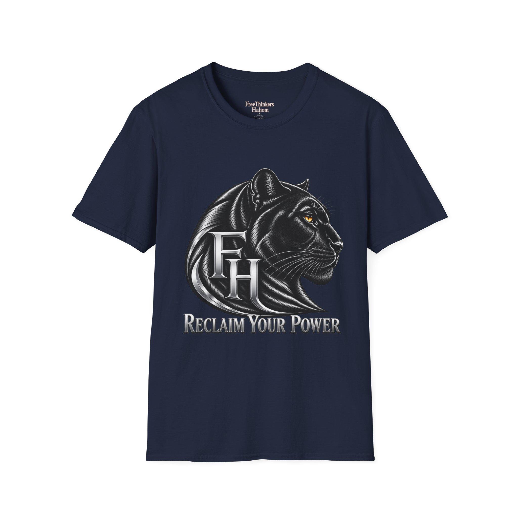 Black Panther Head T-Shirt | Reclaim Your Power, Panther Graphic, view 10