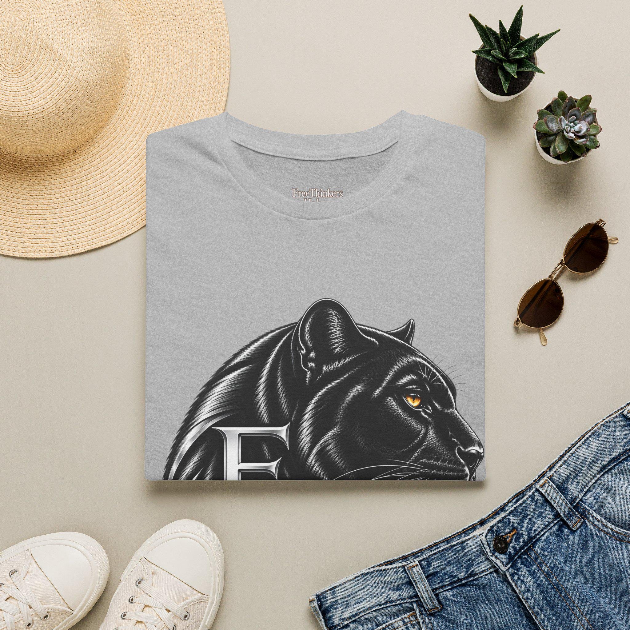 Black Panther Head T-Shirt | Reclaim Your Power, Panther Graphic, view 15