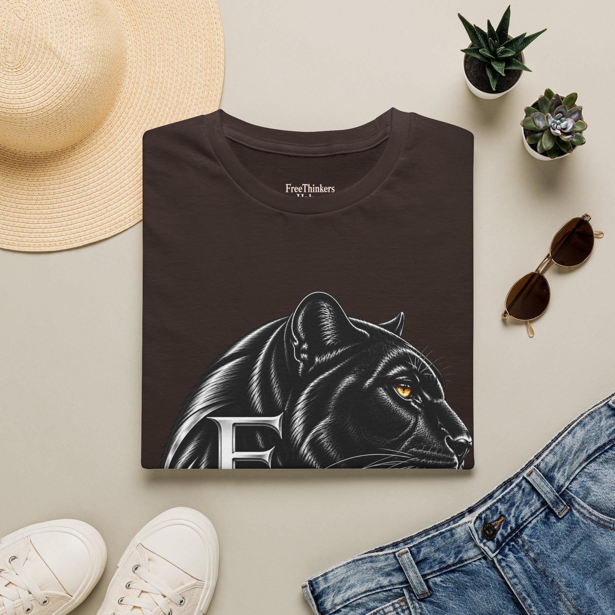 Black Panther Head T-Shirt | Reclaim Your Power, Panther Graphic, view 16