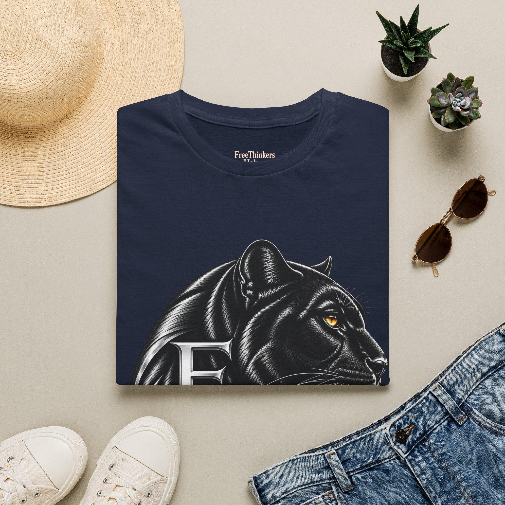 Black Panther Head T-Shirt | Reclaim Your Power, Panther Graphic, view 18