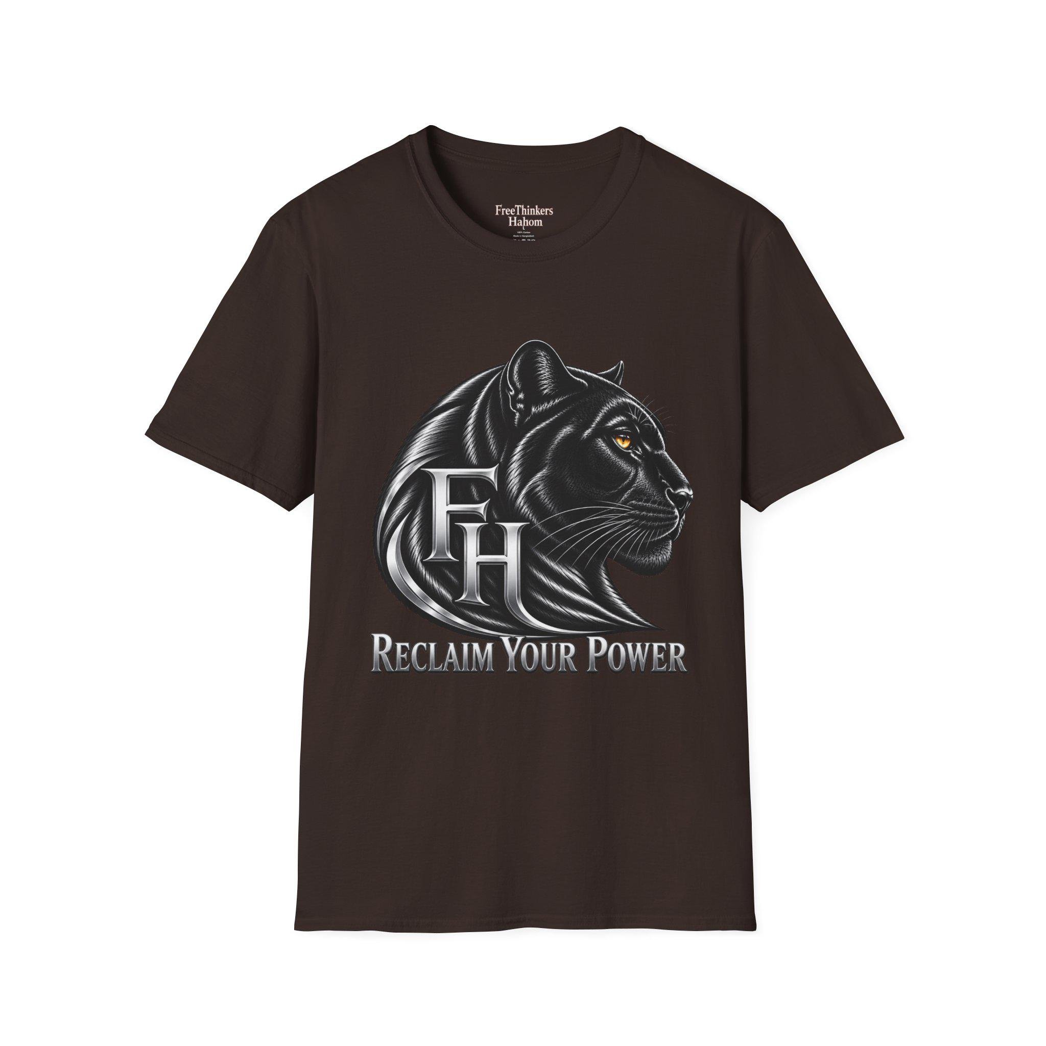 Black Panther Head T-Shirt | Reclaim Your Power, Panther Graphic, view 8