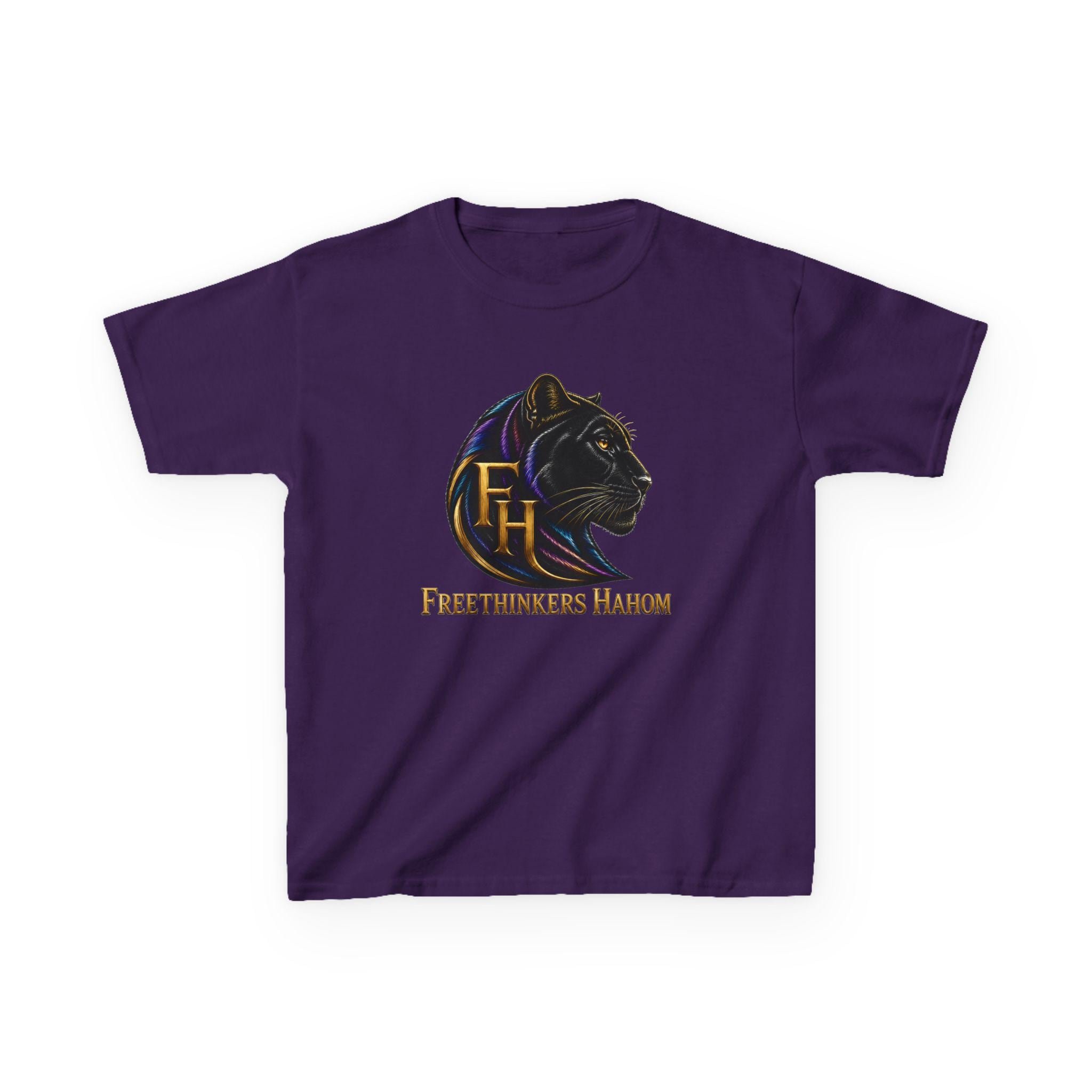 Freethinkers Hahom Panther Logo Kids Tee | Black Panther Graphic