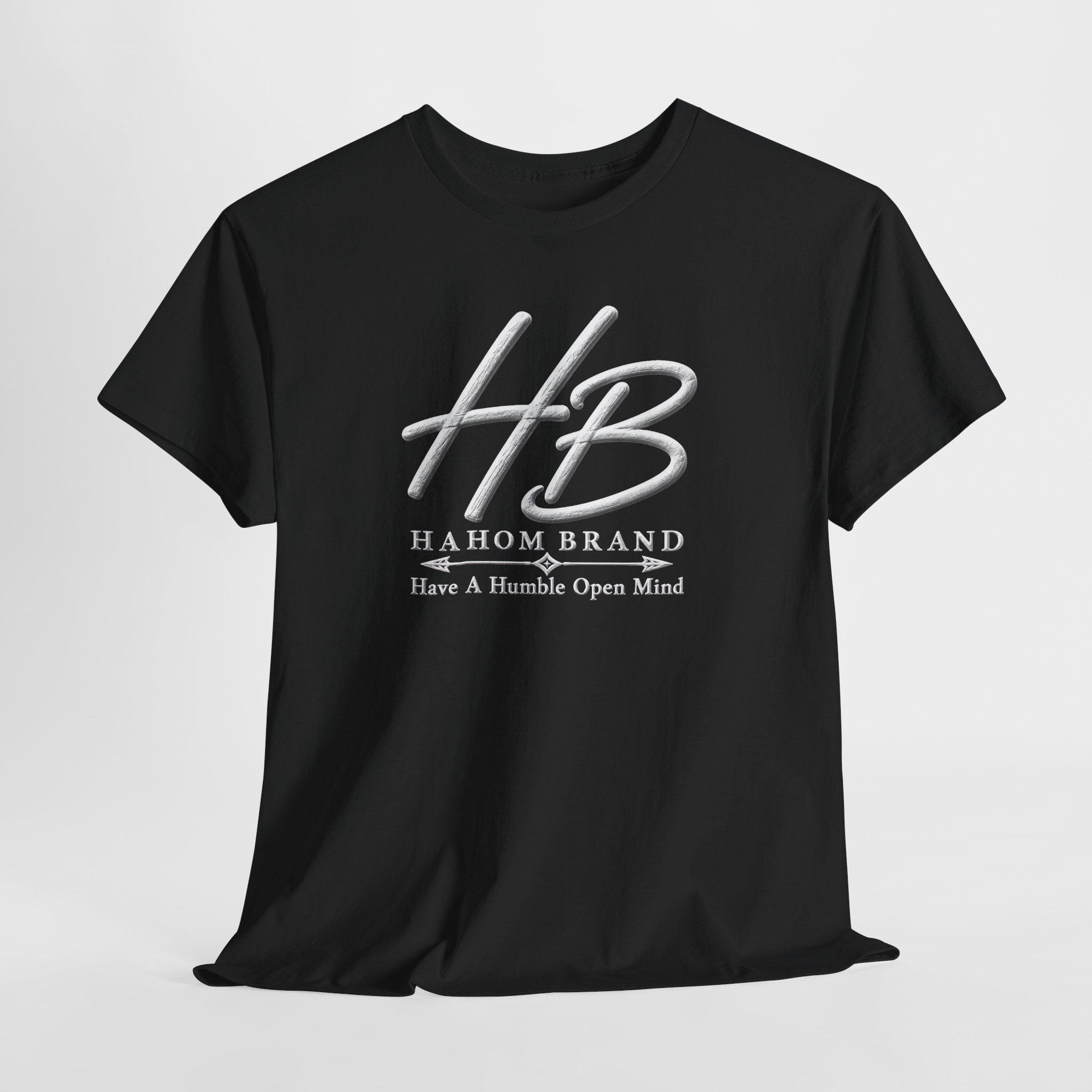 HB Monogram Logo T-Shirt | Hahom Brand Have A Humble Open Mind, view 10