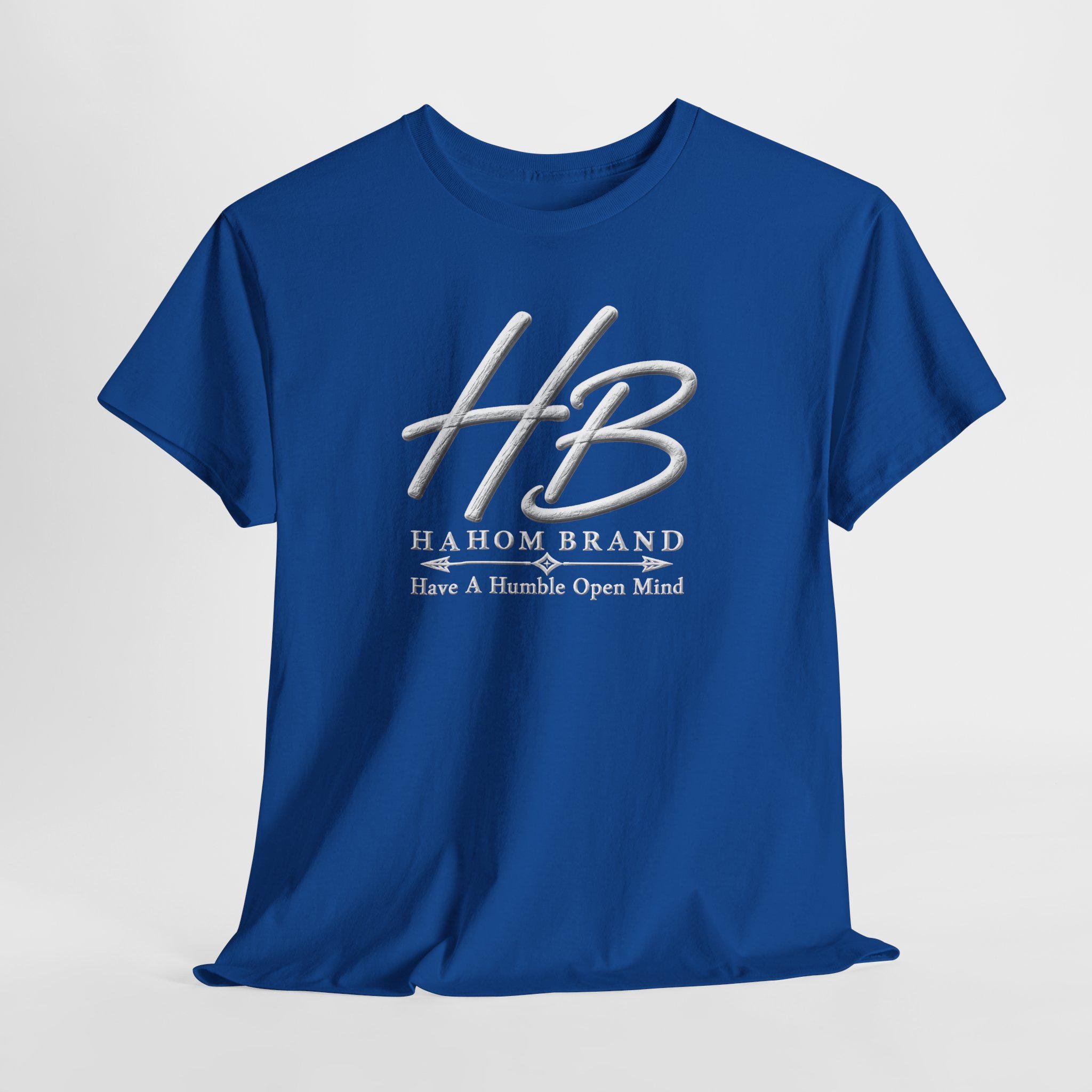 HB Monogram Logo T-Shirt | Hahom Brand Have A Humble Open Mind, view 11