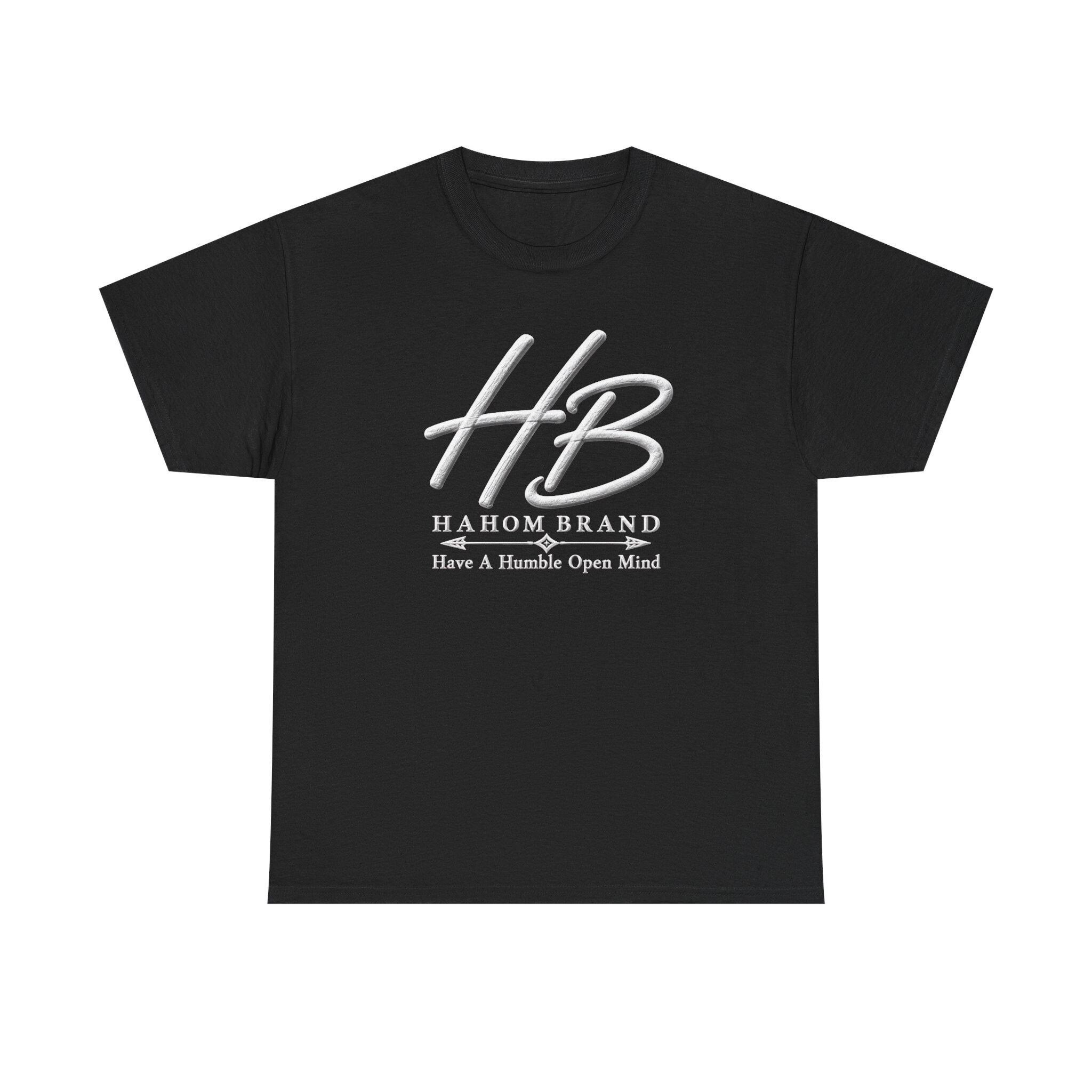 HB Monogram Logo T-Shirt | Hahom Brand Have A Humble Open Mind, view 2