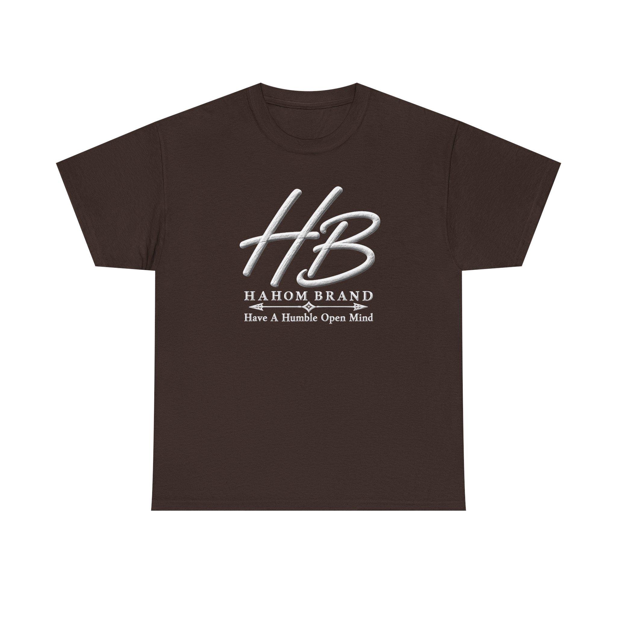 HB Monogram Logo T-Shirt | Hahom Brand Have A Humble Open Mind, view 3