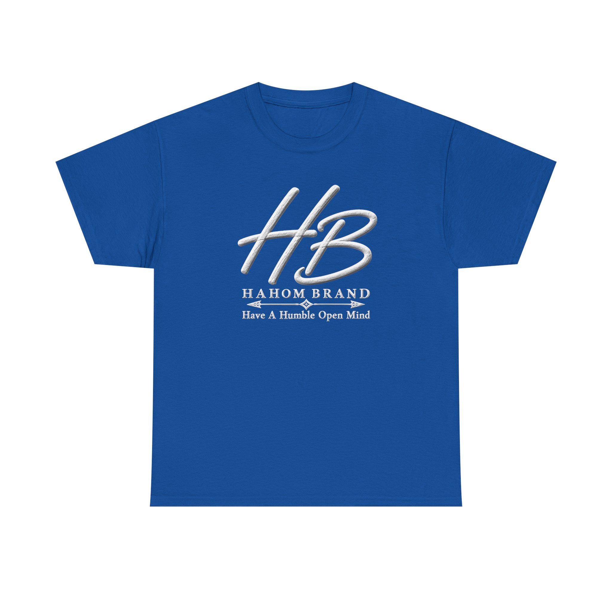 HB Monogram Logo T-Shirt | Hahom Brand Have A Humble Open Mind, view 4
