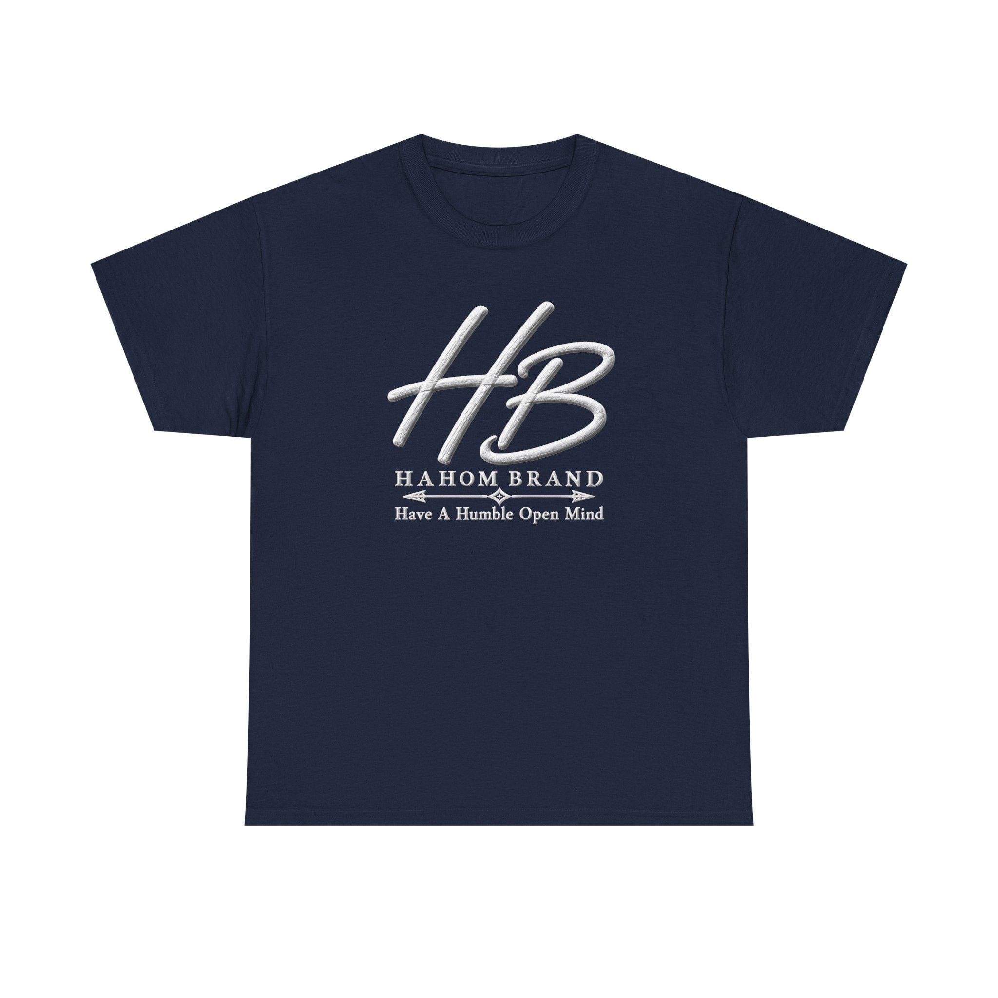 HB Monogram Logo T-Shirt | Hahom Brand Have A Humble Open Mind, view 5
