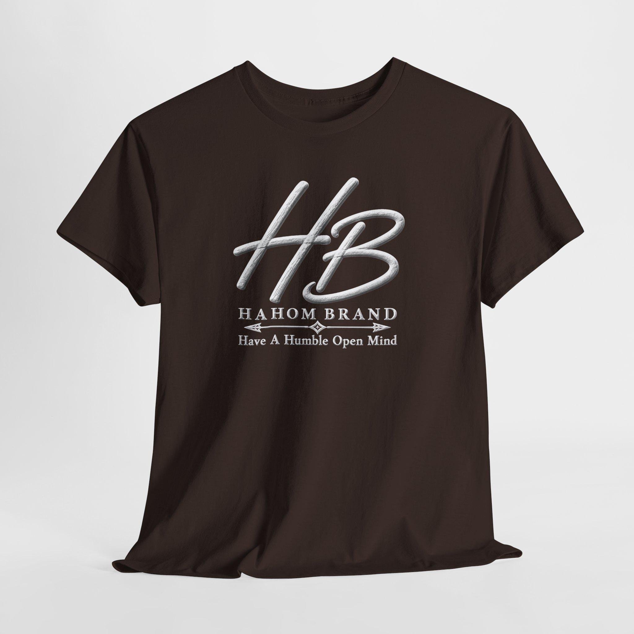 HB Monogram Logo T-Shirt | Hahom Brand Have A Humble Open Mind, view 9