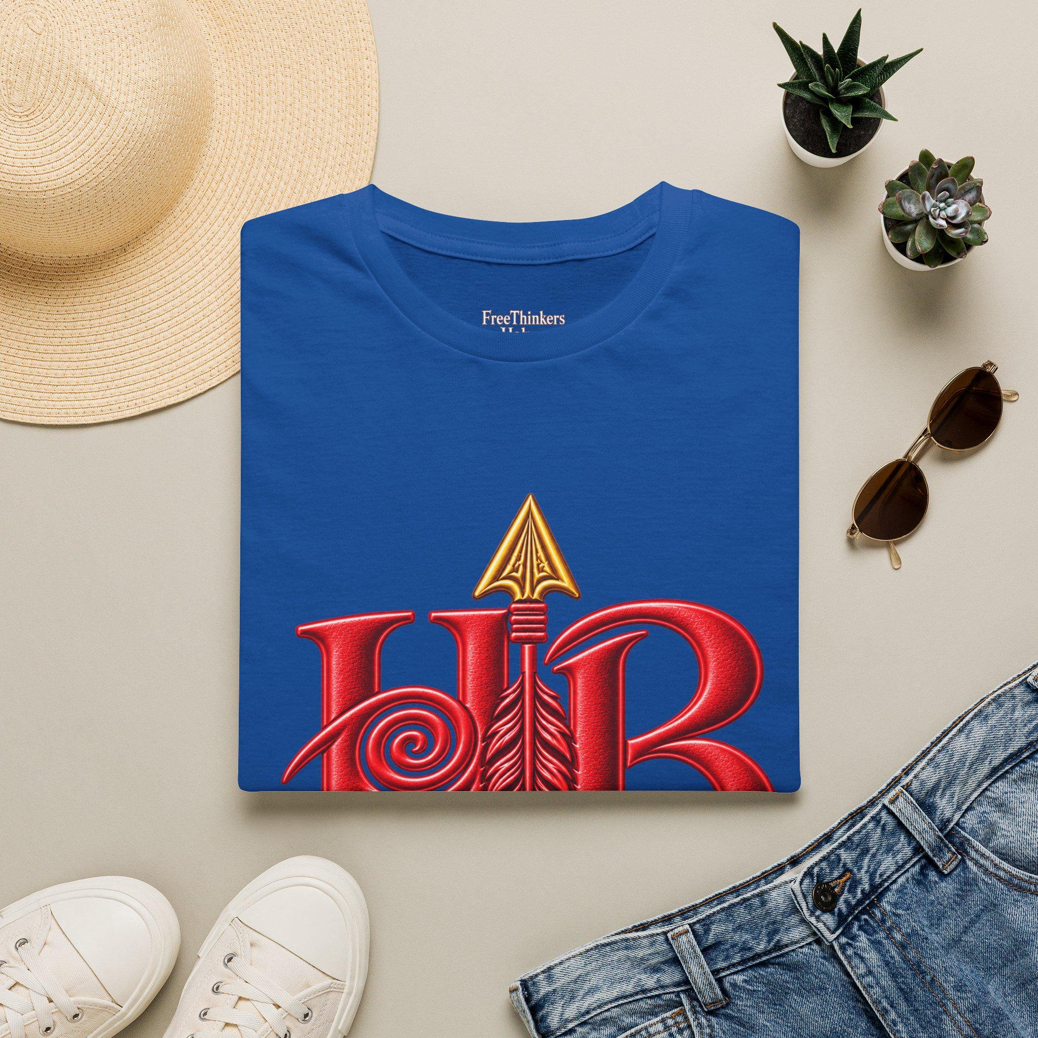 Hahom Brand Logo T-Shirt | Purple HB Spiral Logo, view 18