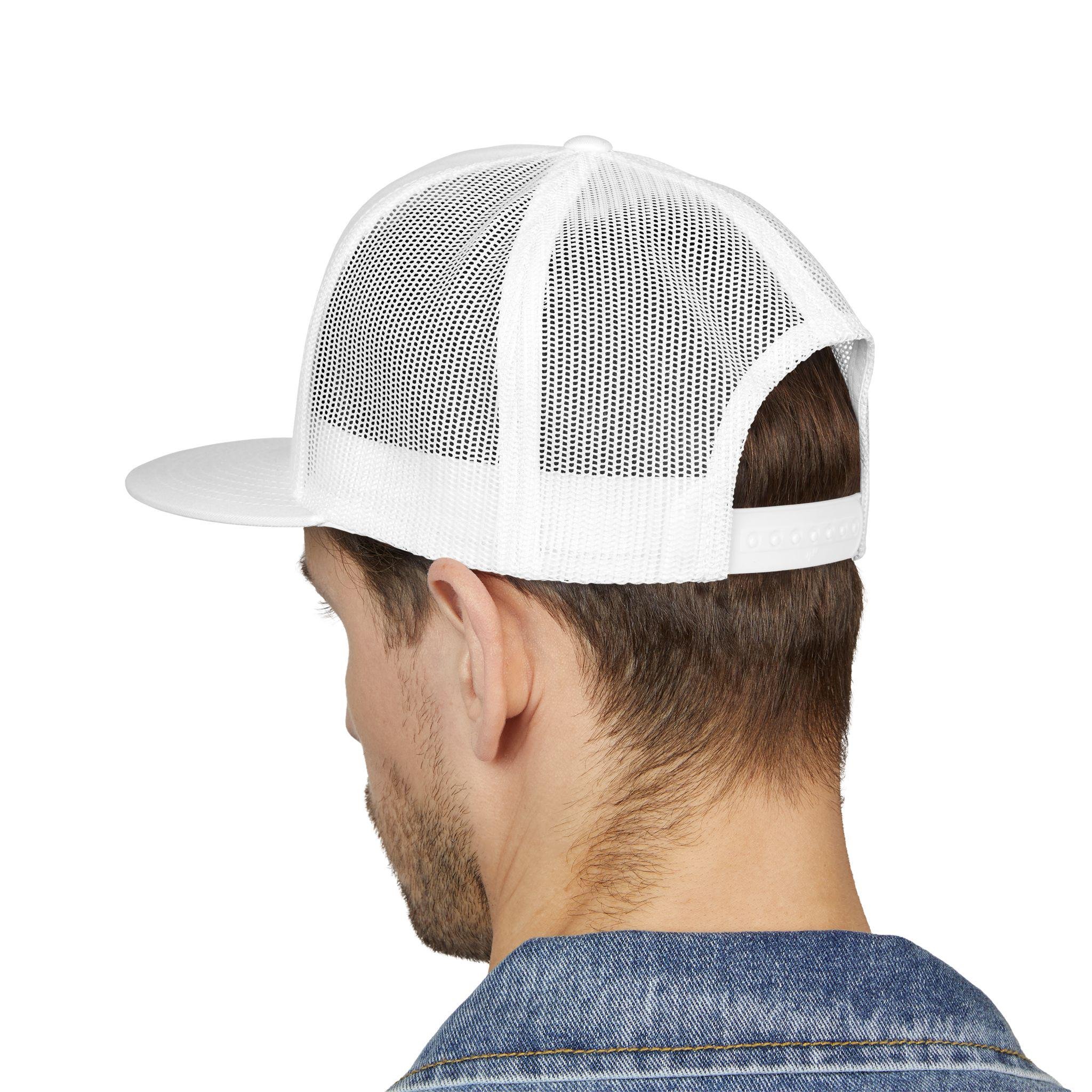 Freethinkers Hahom HB(Hahom Brand) Script Logo Trucker Cap 5-Panel Mesh Snapback, view 10