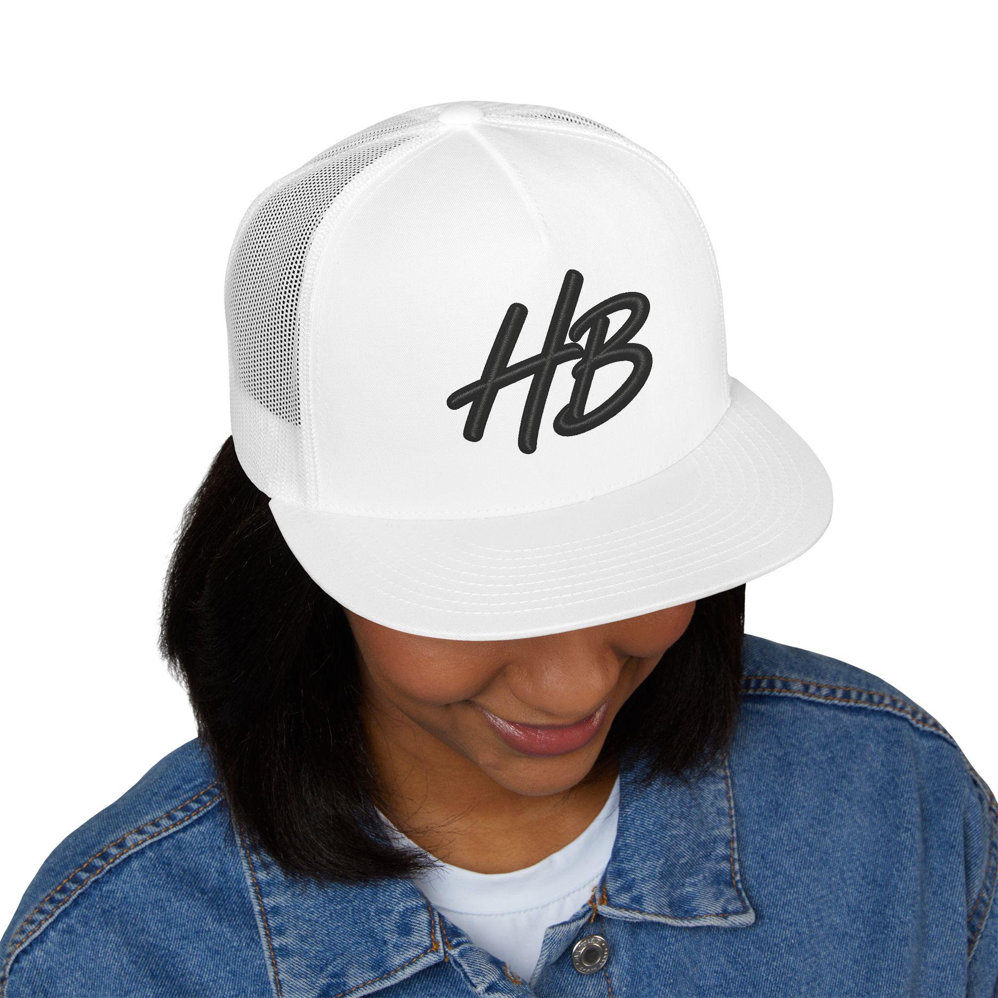Freethinkers Hahom HB(Hahom Brand) Script Logo Trucker Cap 5-Panel Mesh Snapback, view 11