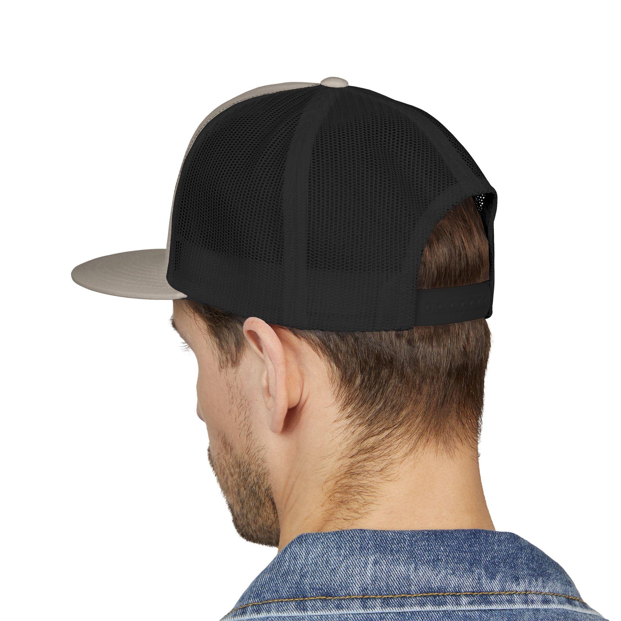 Freethinkers Hahom HB(Hahom Brand) Script Logo Trucker Cap 5-Panel Mesh Snapback, view 16