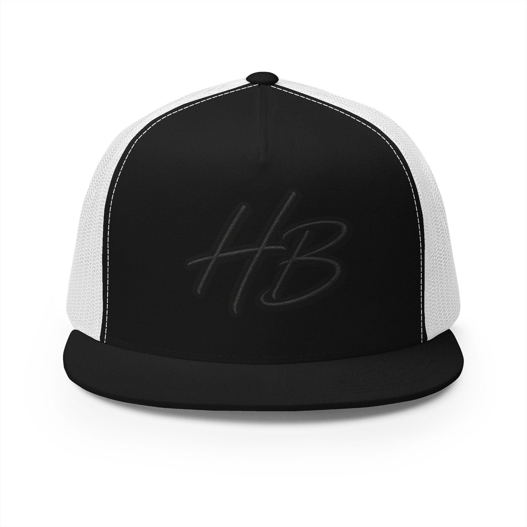 Freethinkers Hahom HB(Hahom Brand) Script Logo Trucker Cap 5-Panel Mesh Snapback, view 19