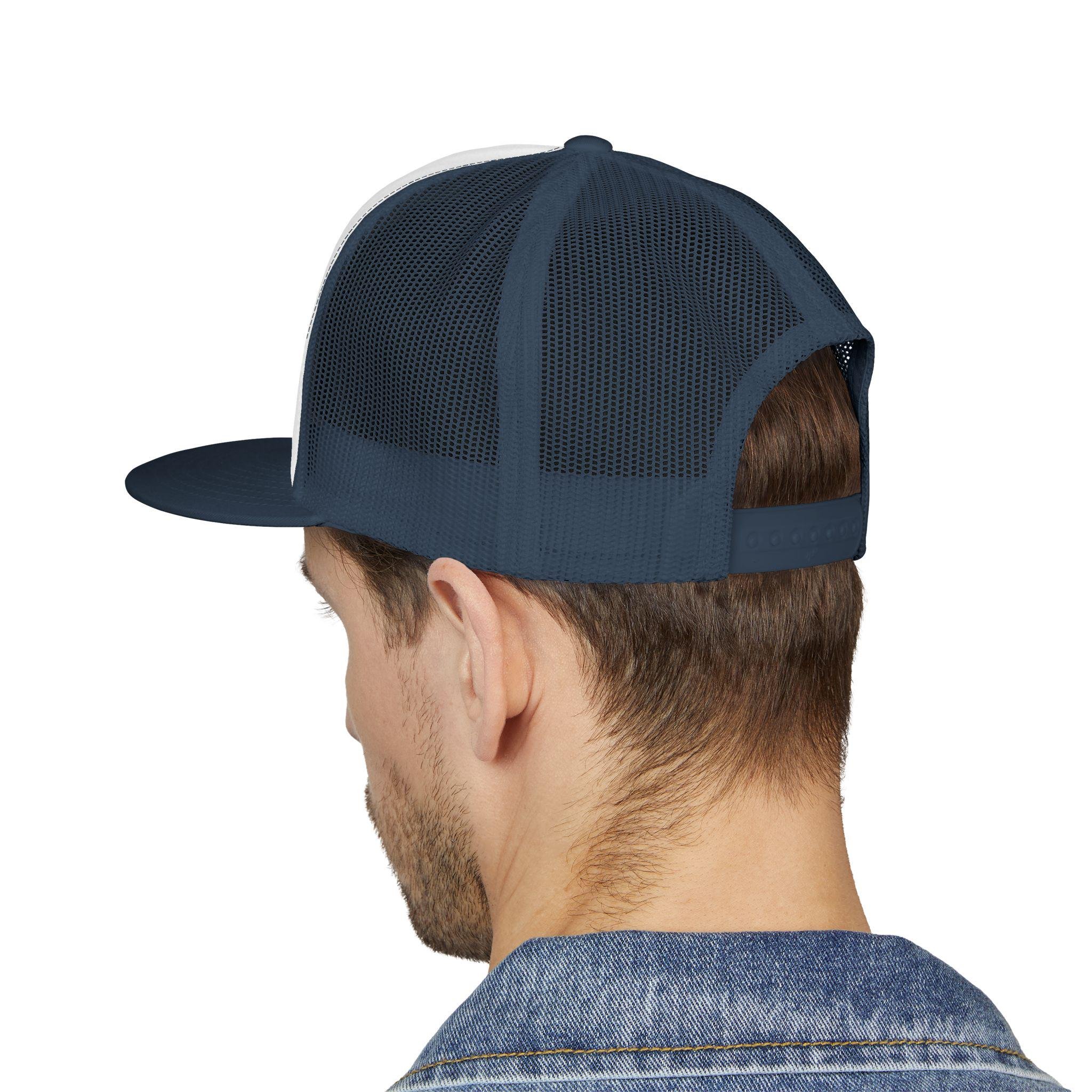 Freethinkers Hahom HB(Hahom Brand) Script Logo Trucker Cap 5-Panel Mesh Snapback, view 5