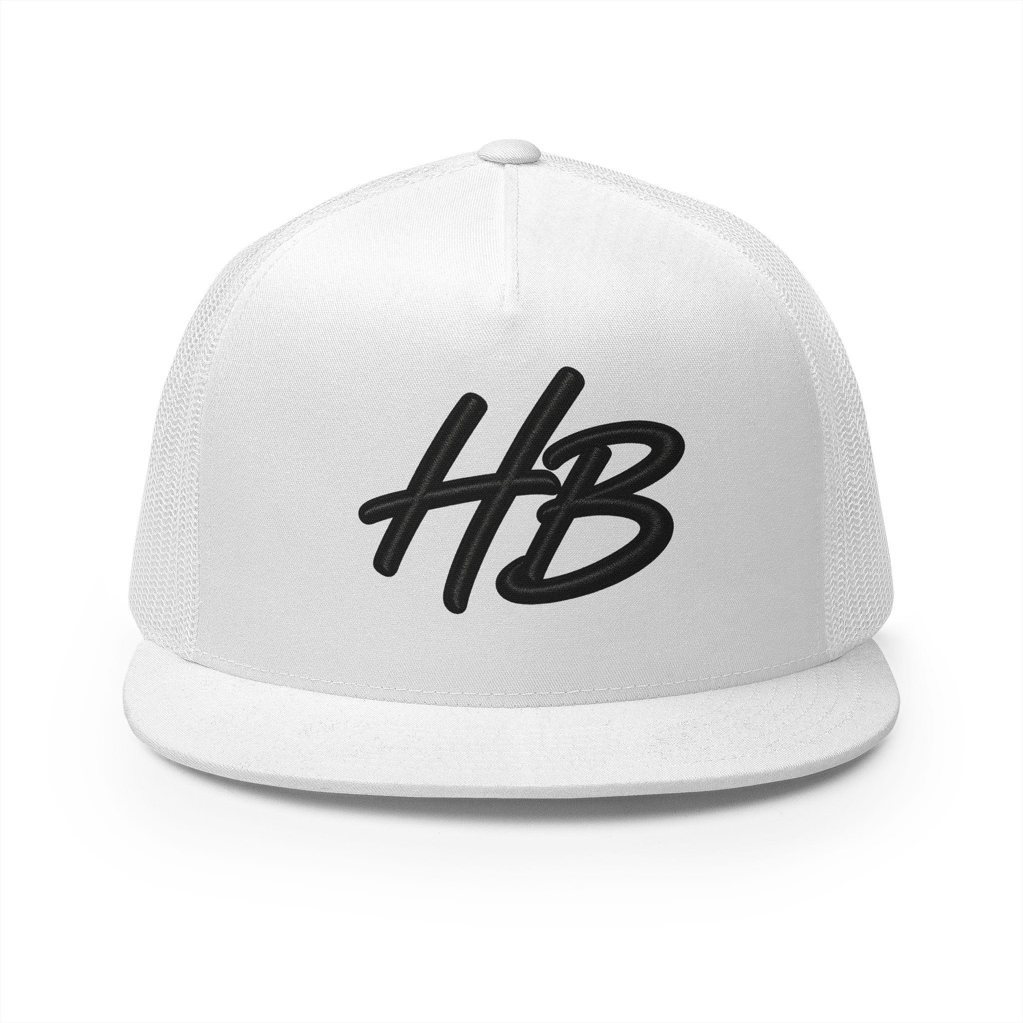 Freethinkers Hahom HB(Hahom Brand) Script Logo Trucker Cap 5-Panel Mesh Snapback, view 7