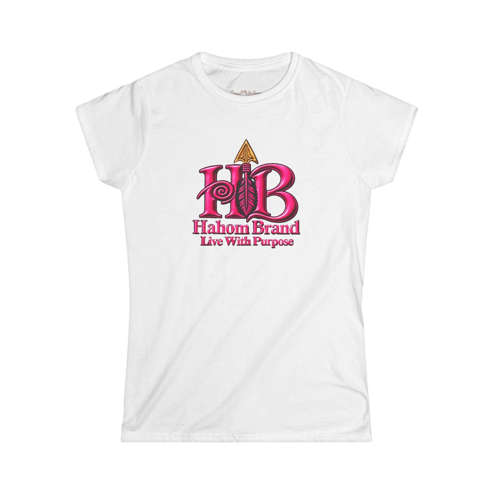 Hahom Brand Illustration Tee | Women's White Short Sleeve