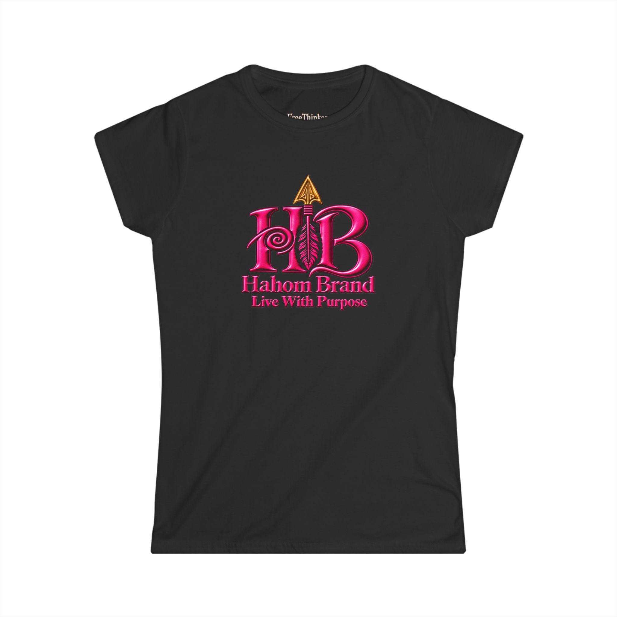 Hahom Brand Illustration Tee | Women's White Short Sleeve, view 3