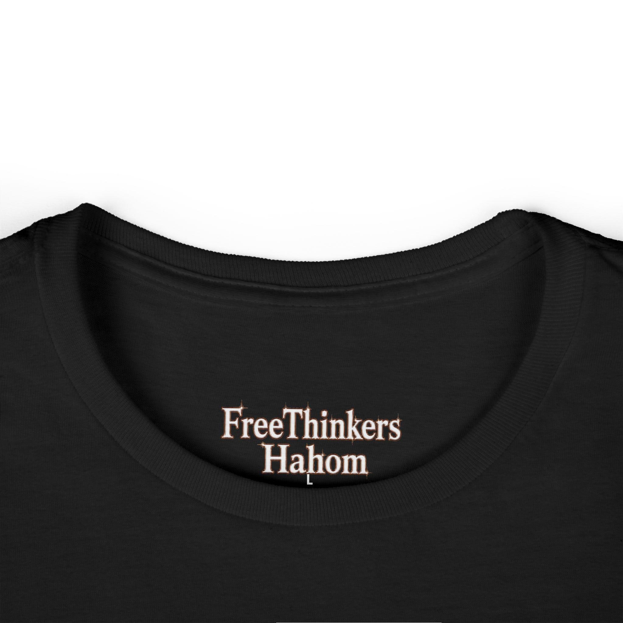 Hahom Brand Illustration Tee | Women's White Short Sleeve, view 4
