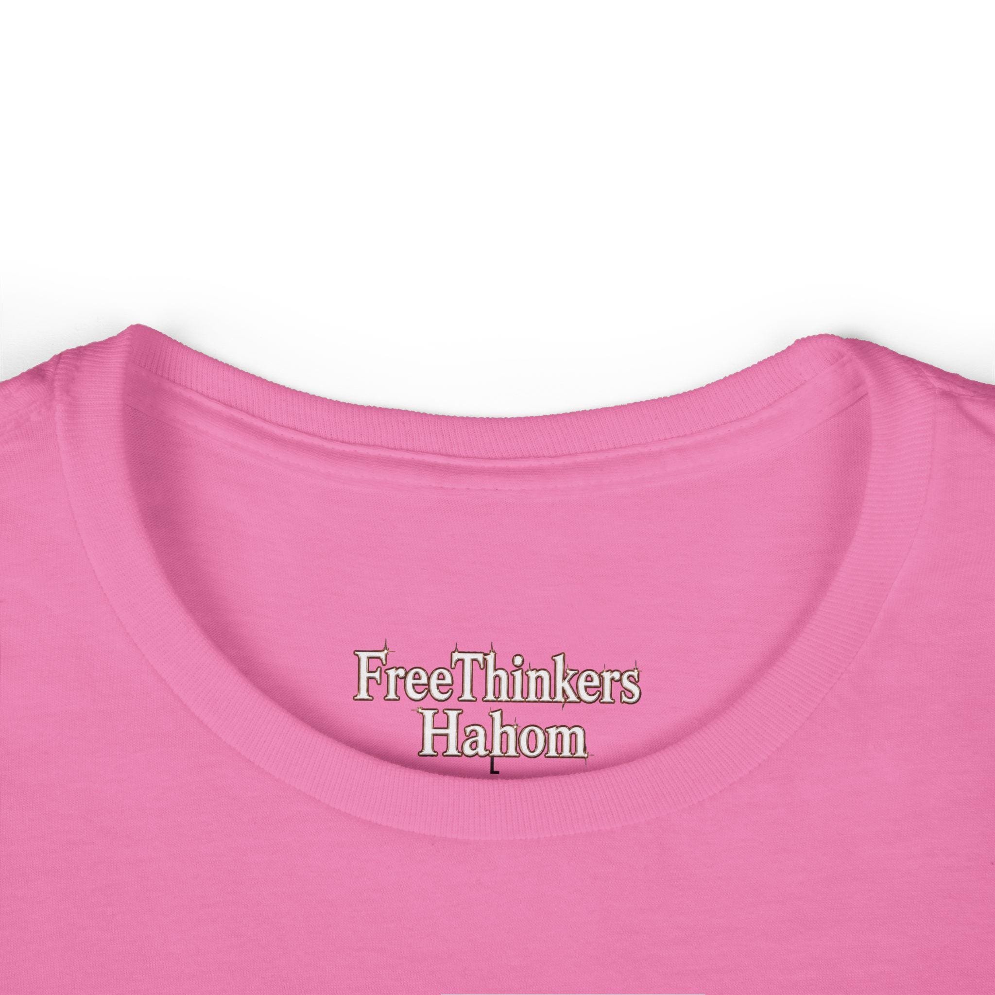 Hahom Brand Illustration Tee | Women's White Short Sleeve, view 6