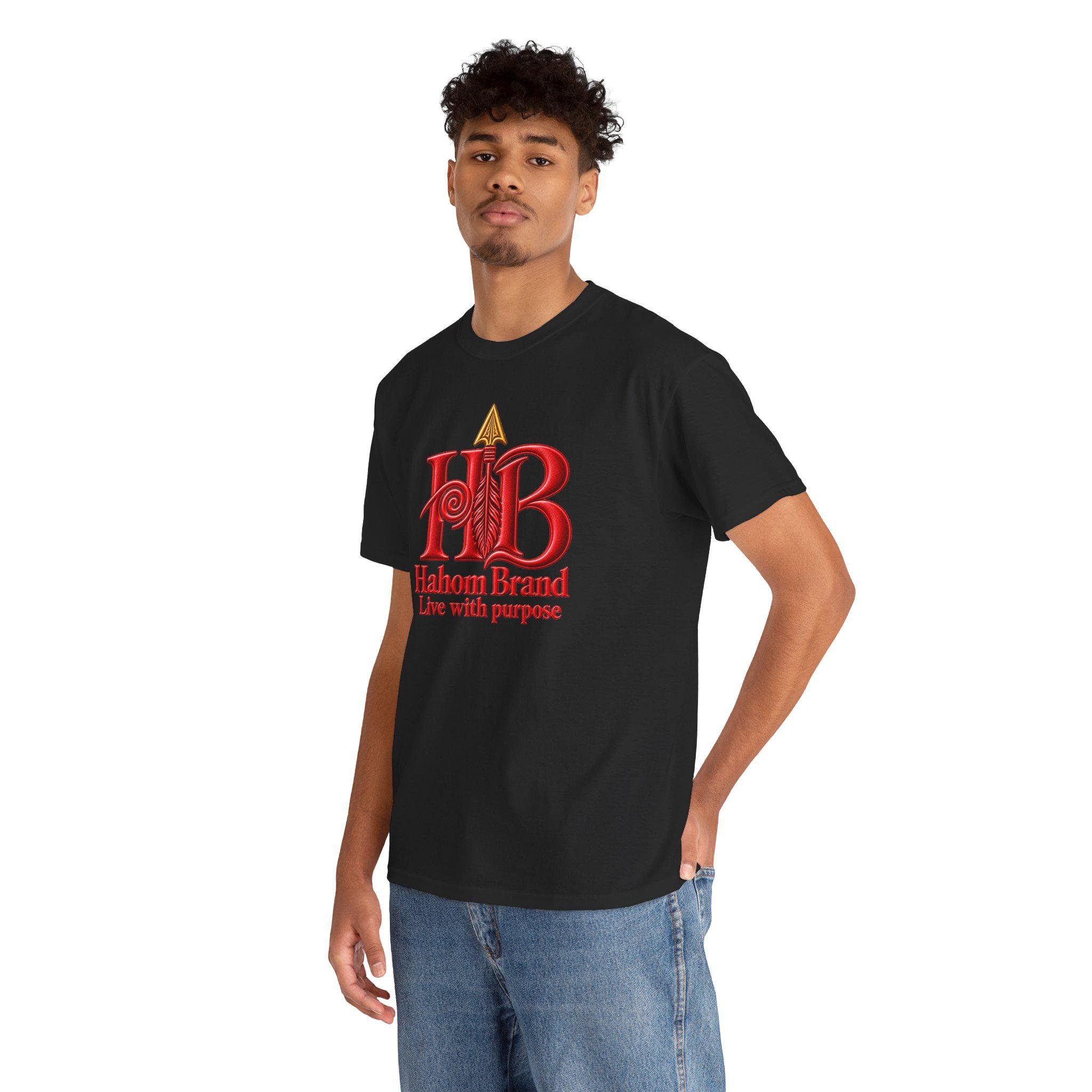 Hahom Brand HB Logo Tee | Live With Purpose T-Shirt, view 14