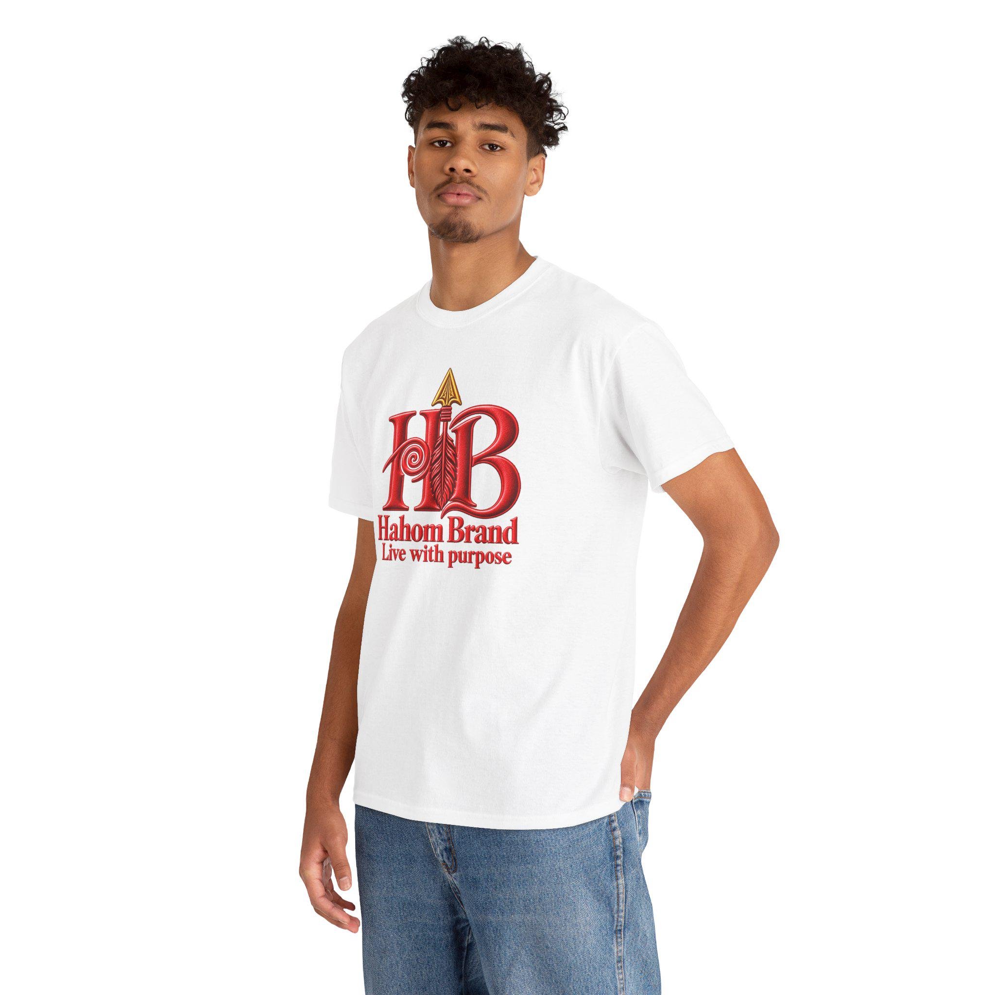 Hahom Brand HB Logo Tee | Live With Purpose T-Shirt, view 15