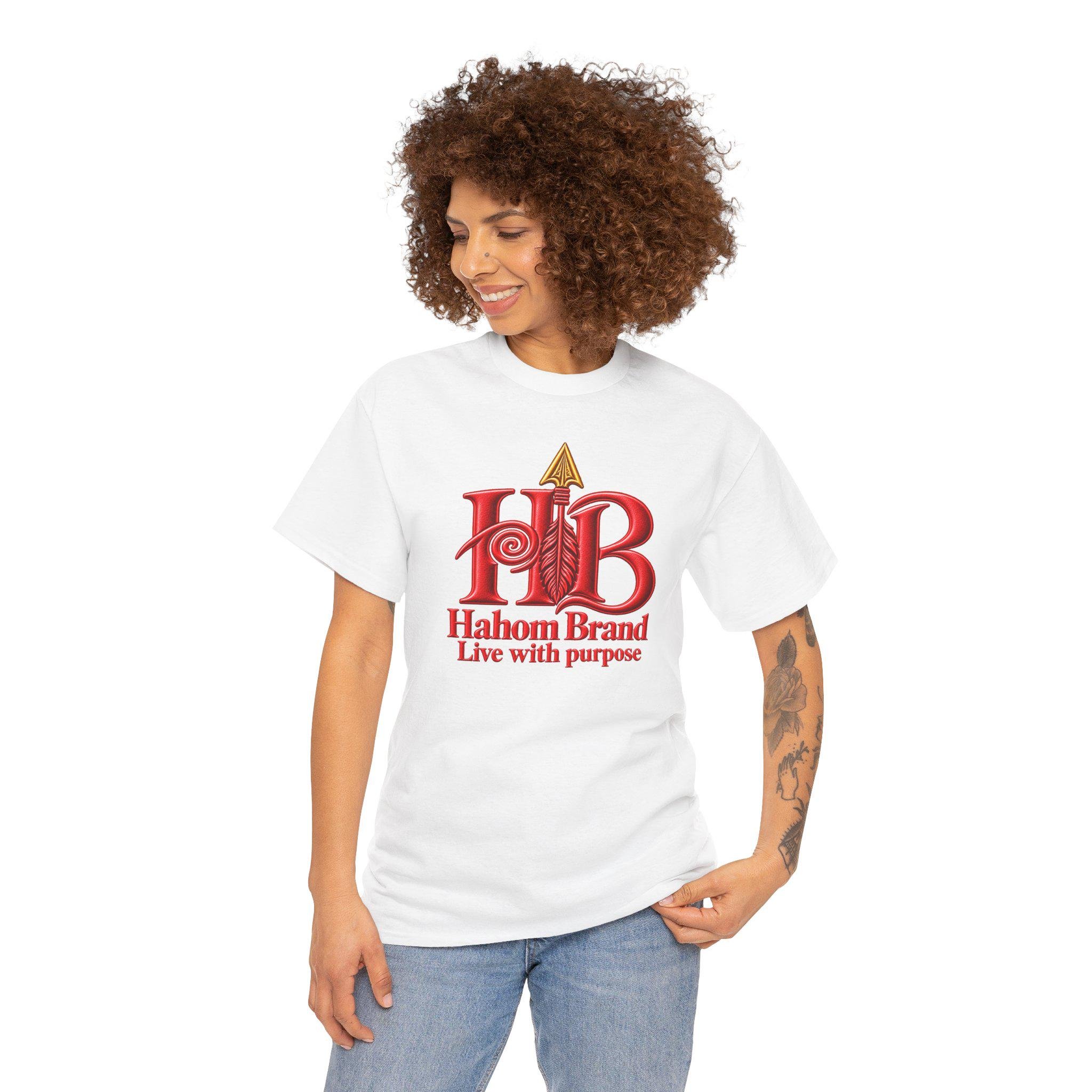Hahom Brand HB Logo Tee | Live With Purpose T-Shirt, view 17