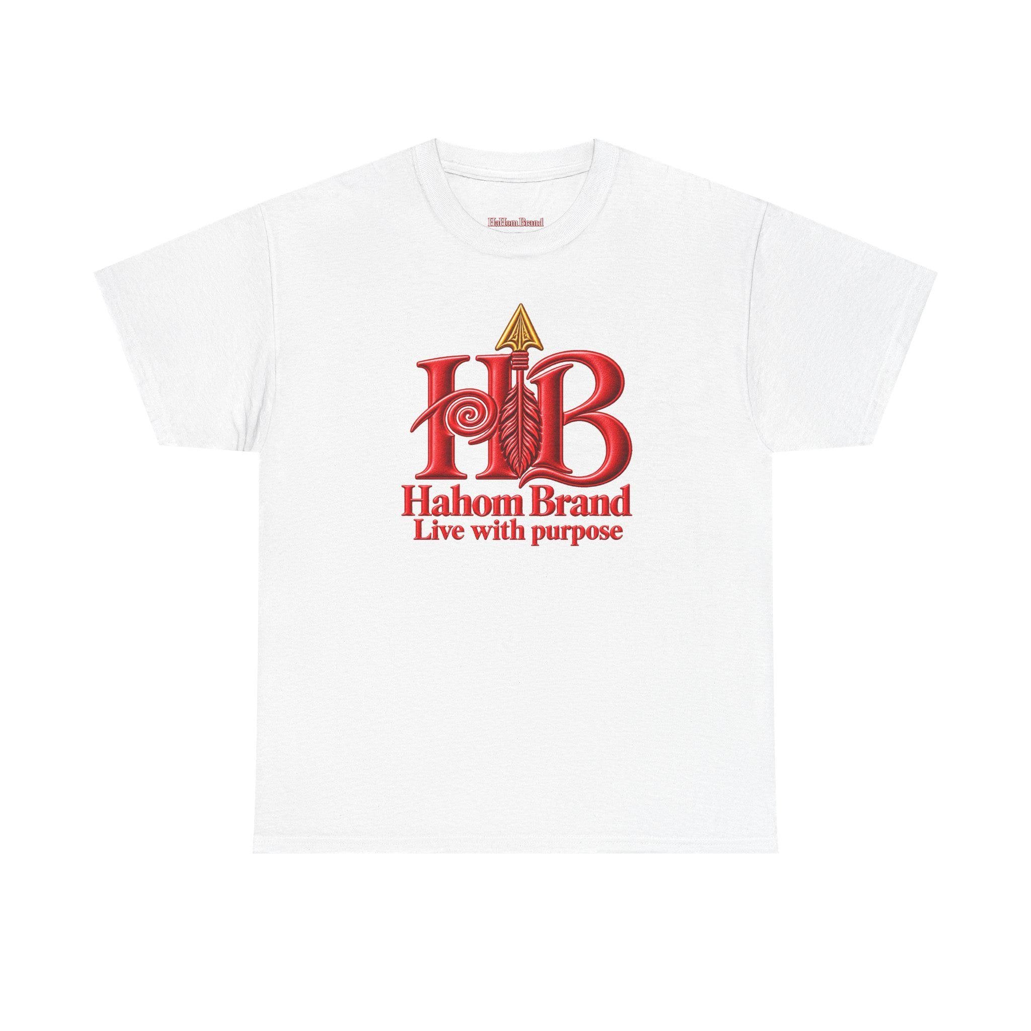 Hahom Brand HB Logo Tee | Live With Purpose T-Shirt, view 2