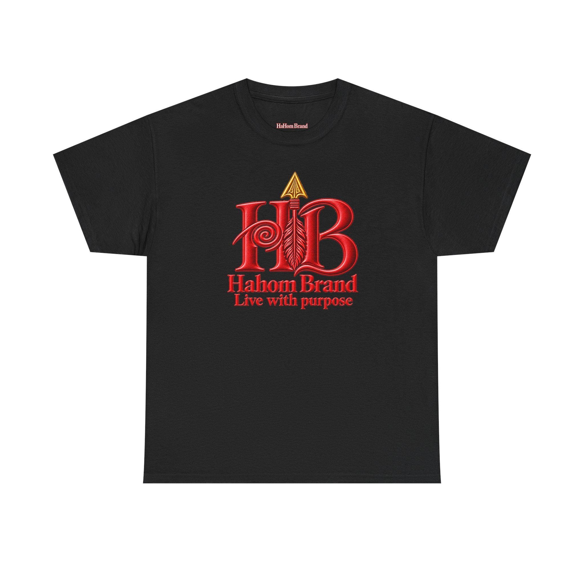Hahom Brand HB Logo Tee | Live With Purpose T-Shirt, view 3