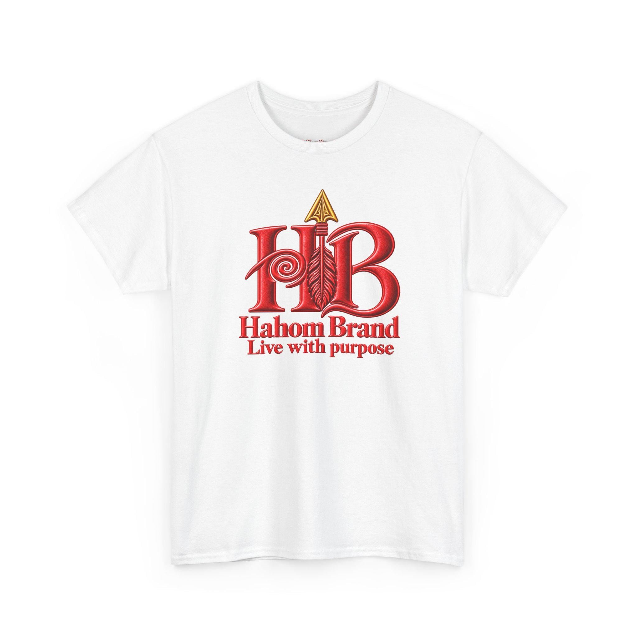 Hahom Brand HB Logo Tee | Live With Purpose T-Shirt, view 4