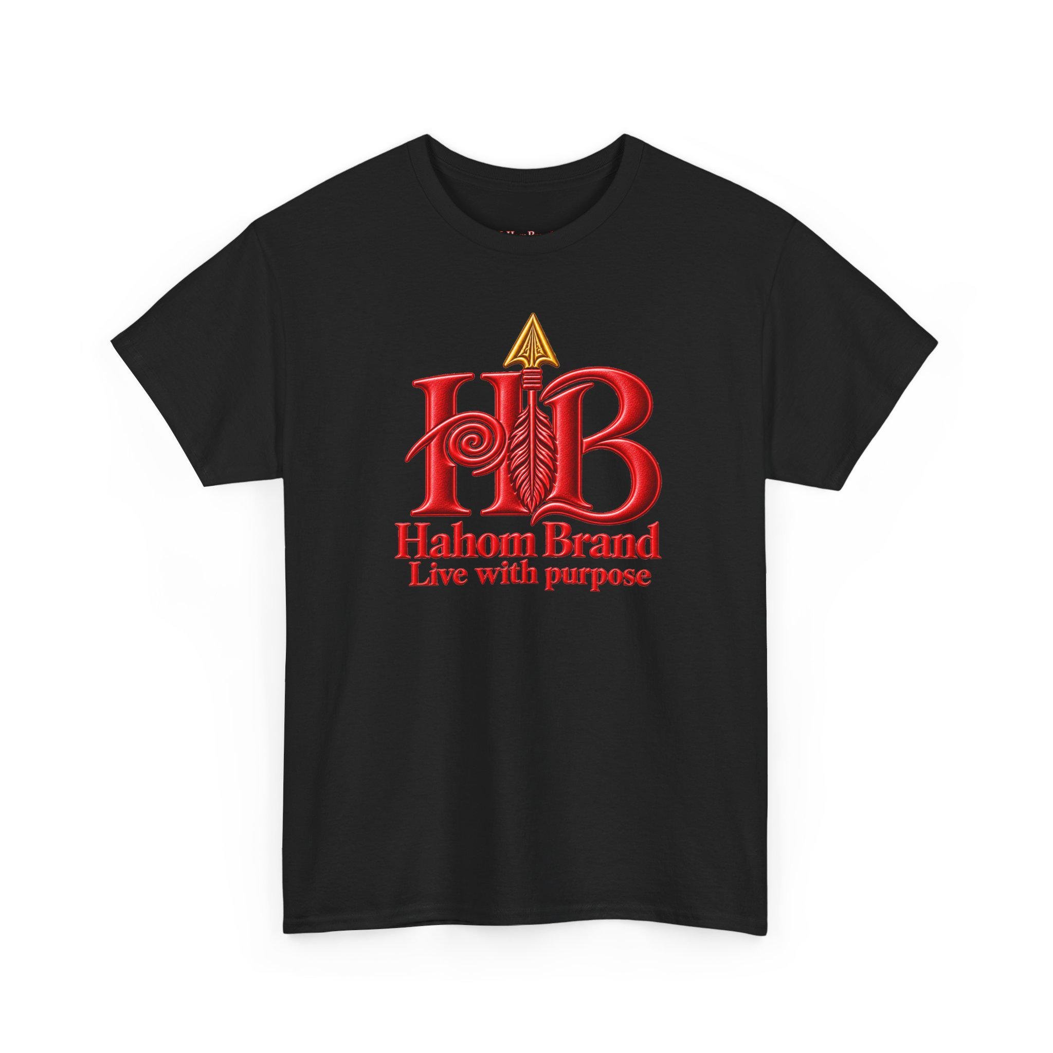 Hahom Brand HB Logo Tee | Live With Purpose T-Shirt, view 5