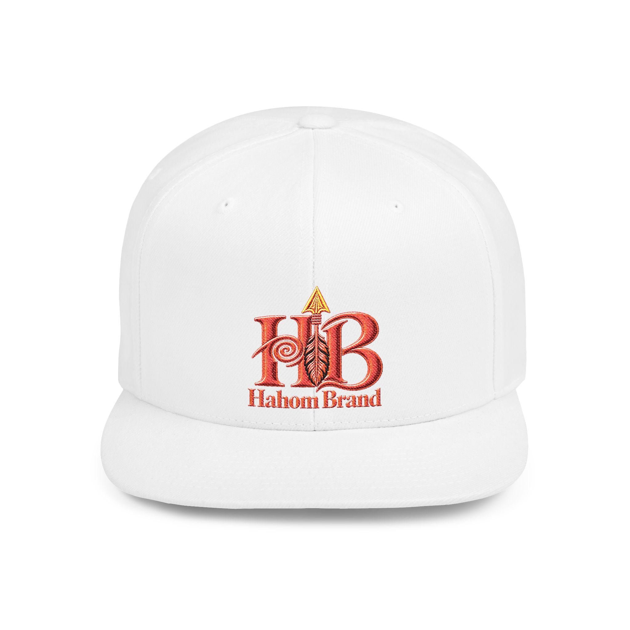 Hahom Brand HB Arrows Logo Snapback | Flat Bill Embroidered Hat, view 2