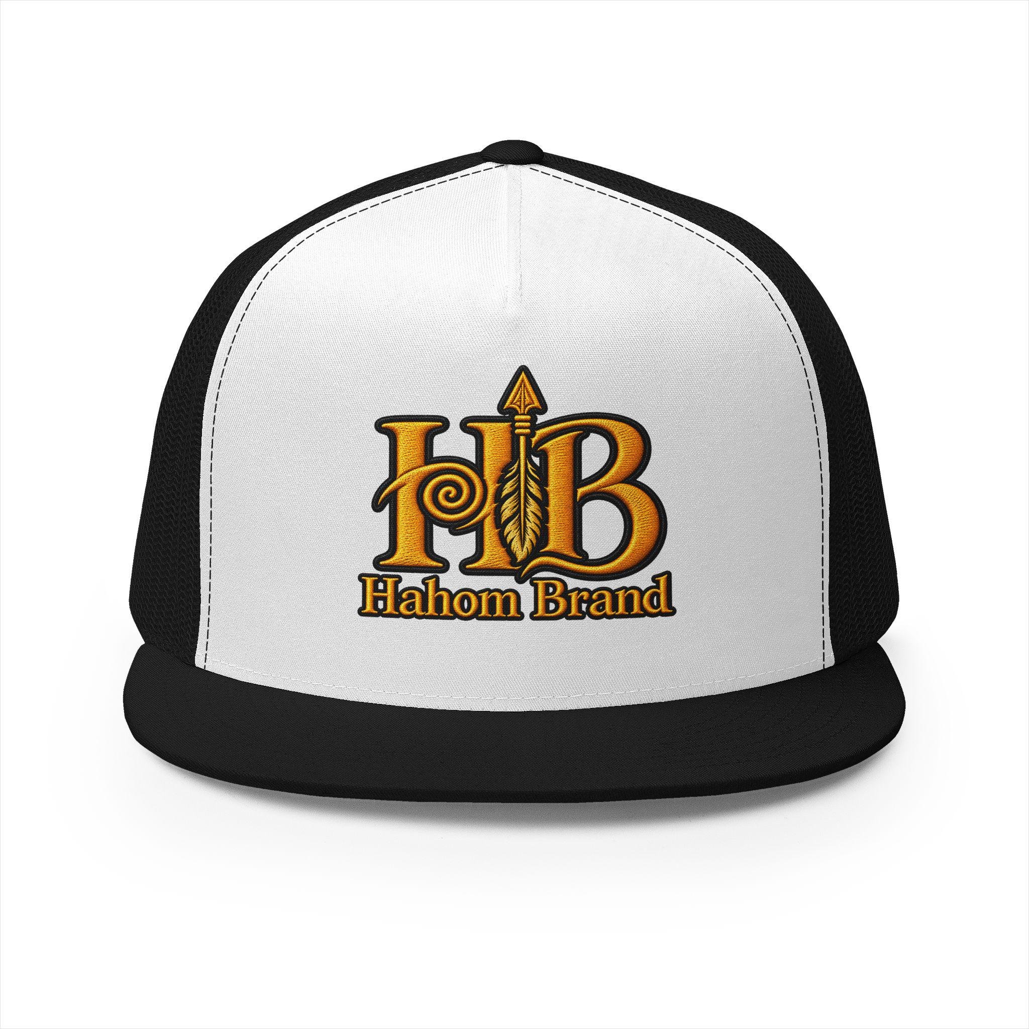 HB Arrow Logo 5 Panel Trucker Cap | Hahom Brand, view 13