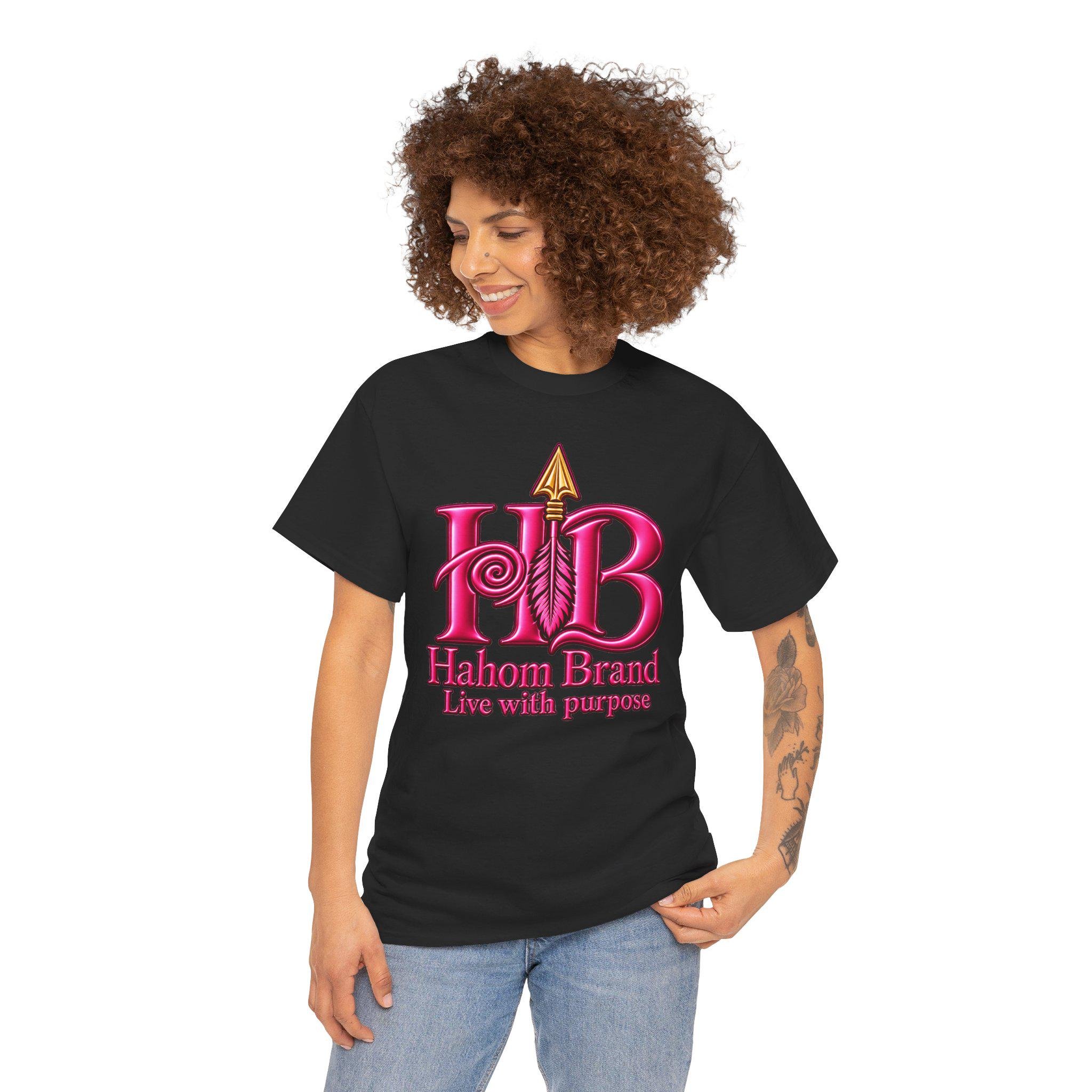 Habom Brand logo tee | HB arrow emblem, Live with purpose