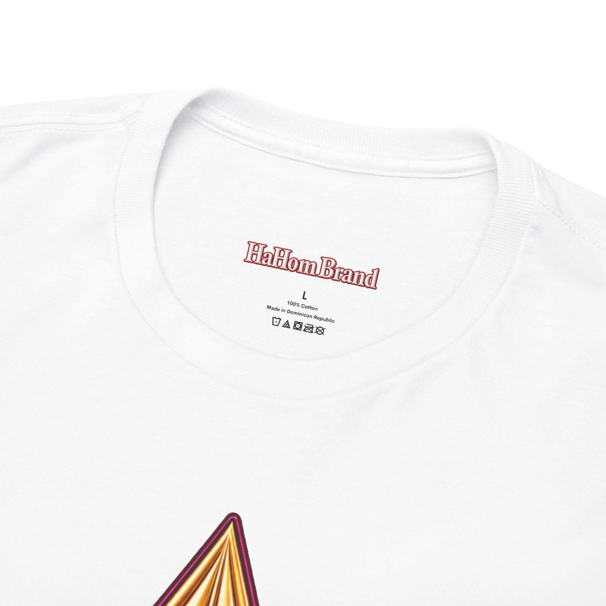 Habom Brand logo tee | HB arrow emblem, Live with purpose, view 3