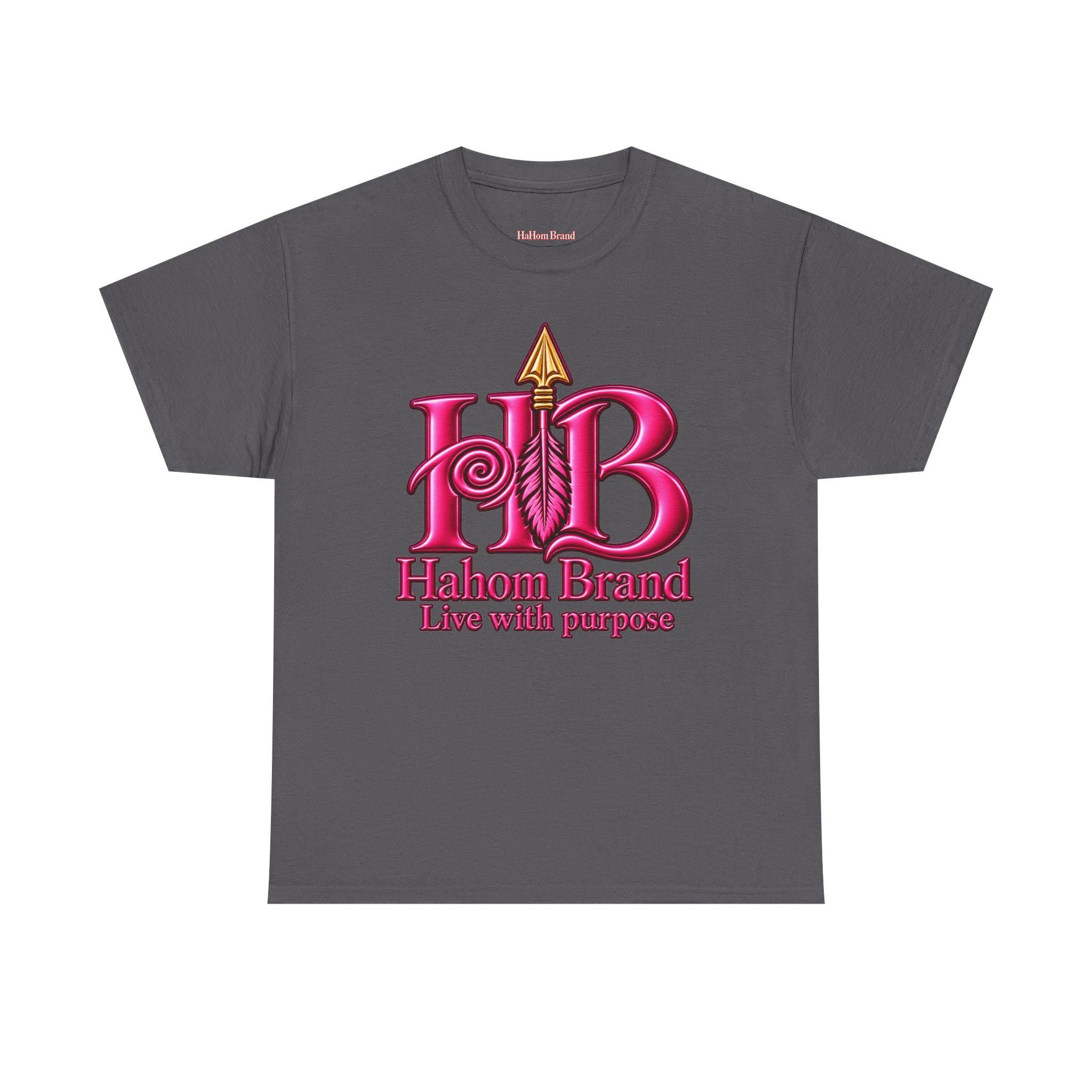 Habom Brand logo tee | HB arrow emblem, Live with purpose, view 6